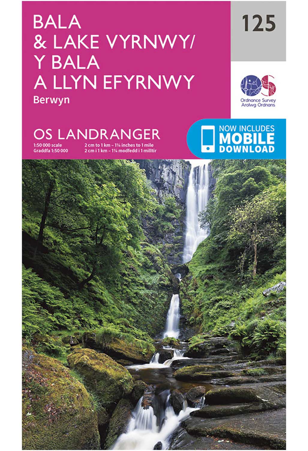 Ordnance Survey Bala, Lake Vyrnwy & Berwyn - Landranger 125 Map - Image 2