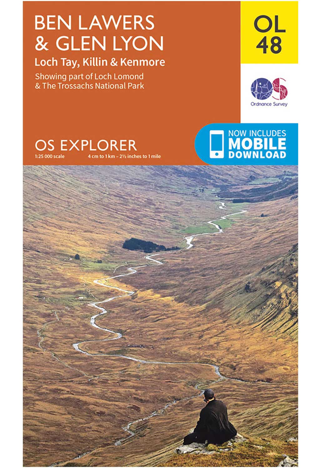 Ordnance Survey Ben Lawers & Glen Lyon - OS Explorer OL48 Map