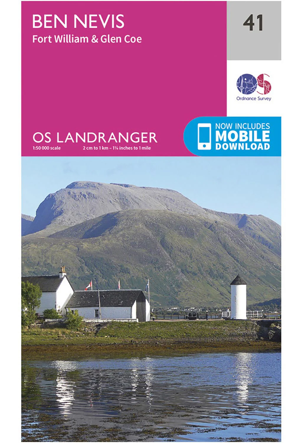 Ordnance Survey Ben Nevis, Fort William & Glen Coe - Landranger 41 Map