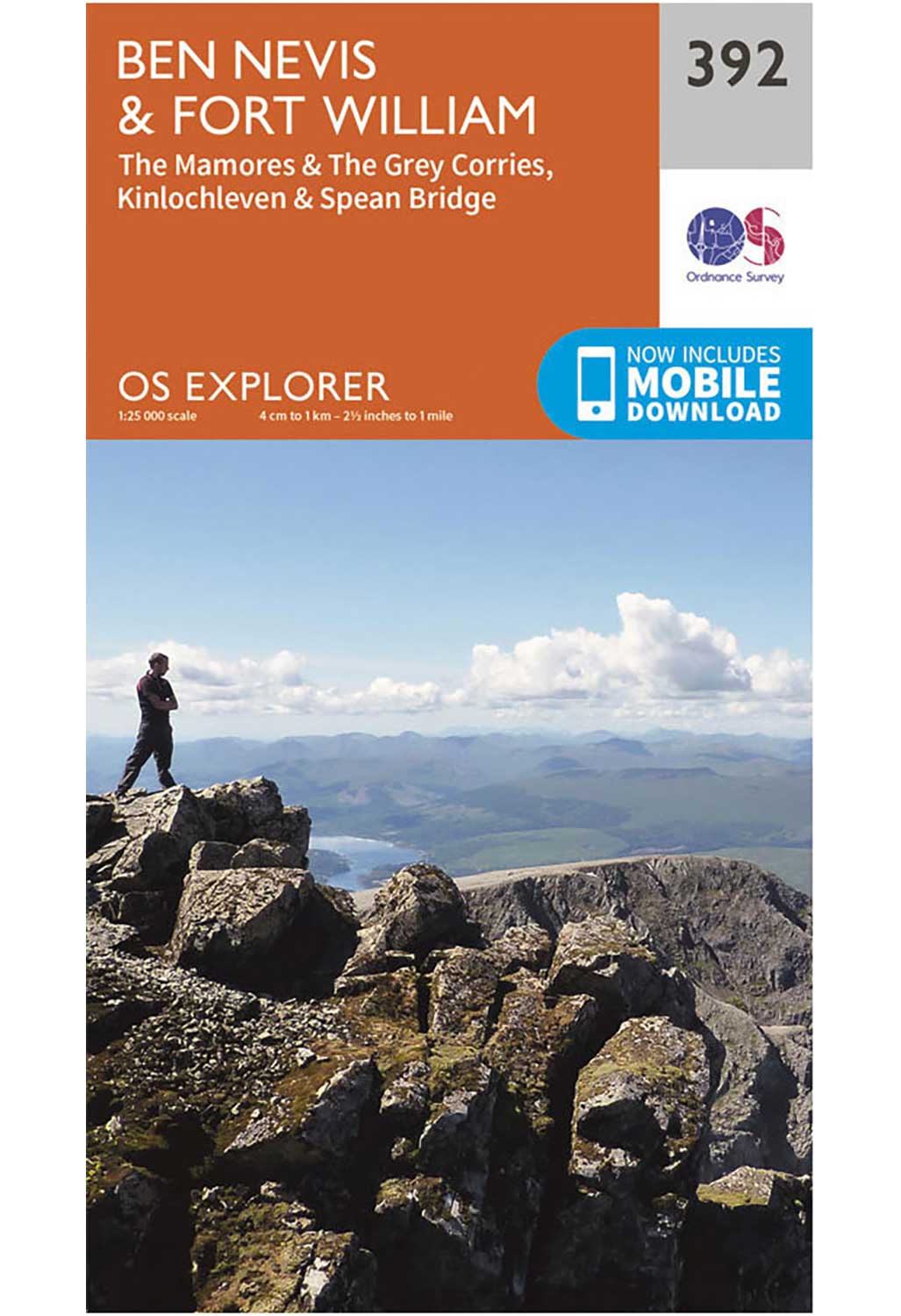Ordnance Survey Ben Nevis - OS Explorer 392 Map
