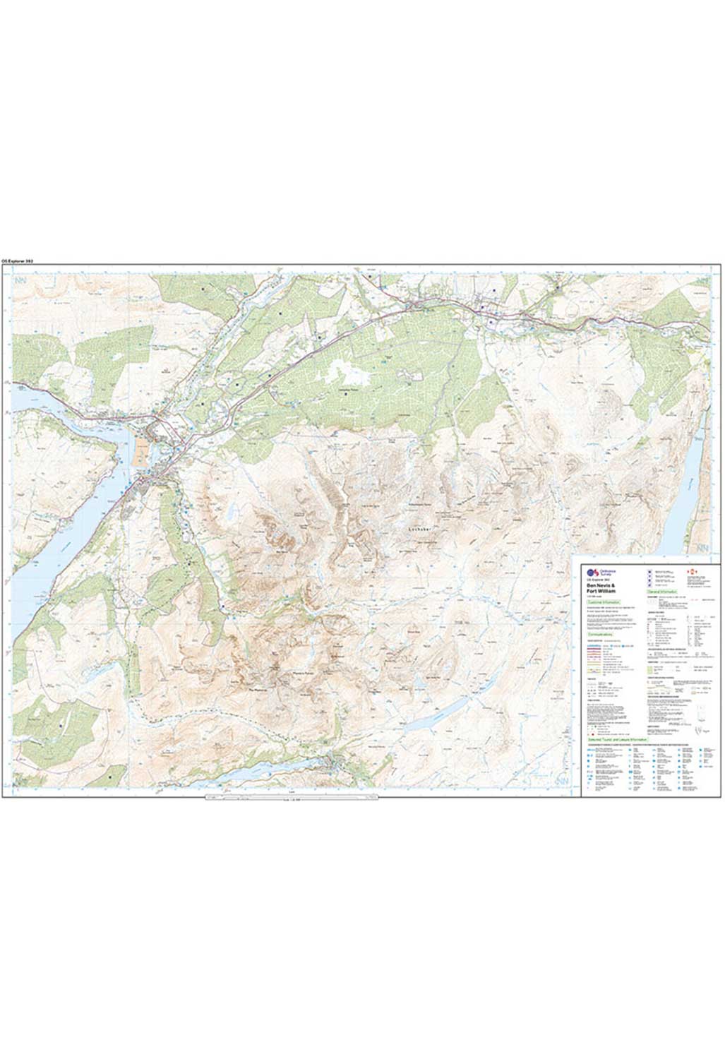 Ordnance Survey Ben Nevis - OS Explorer 392 Map - Image 4