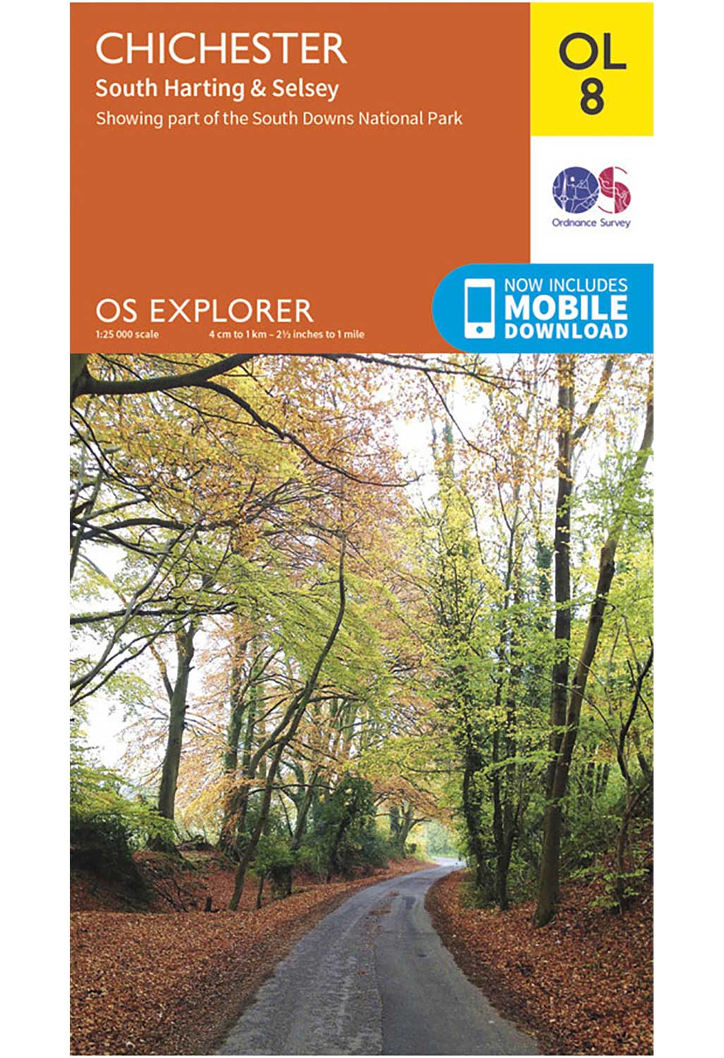 Ordnance Survey Chichester, South Harting & Selsey - OS Explorer OL8 Map