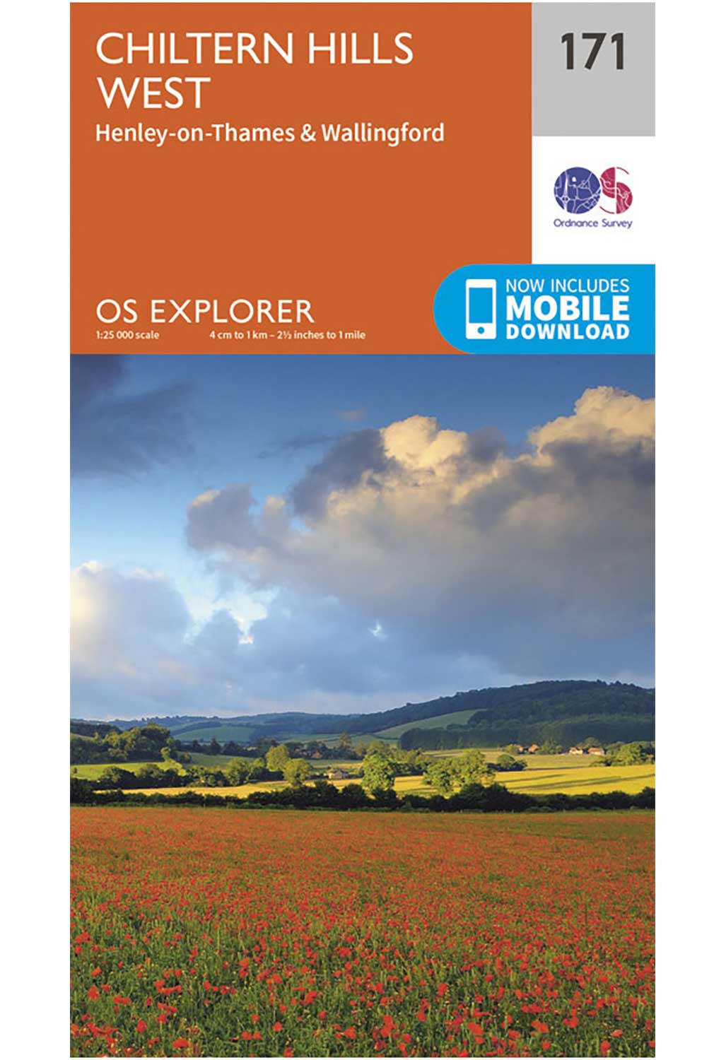 Ordnance Survey Chiltern Hills West - OS Explorer 171 Map