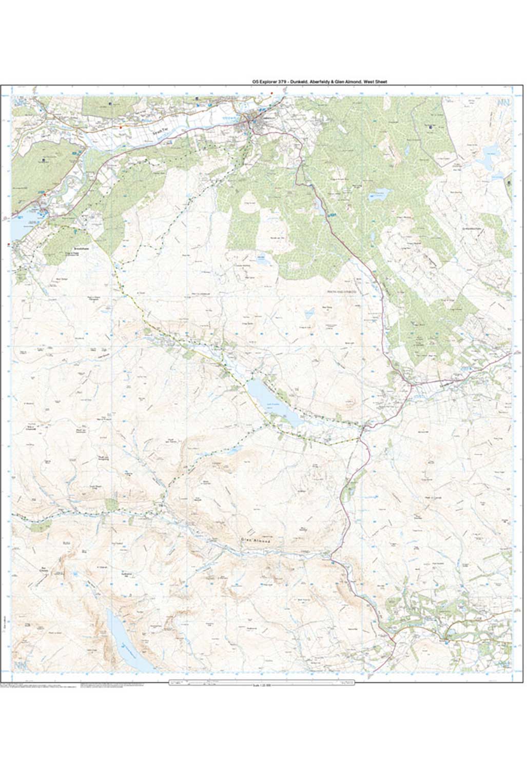 Ordnance Survey Dunkeld, Aberfeldy & Glen Almond - OS Explorer 379 Map - Image 5