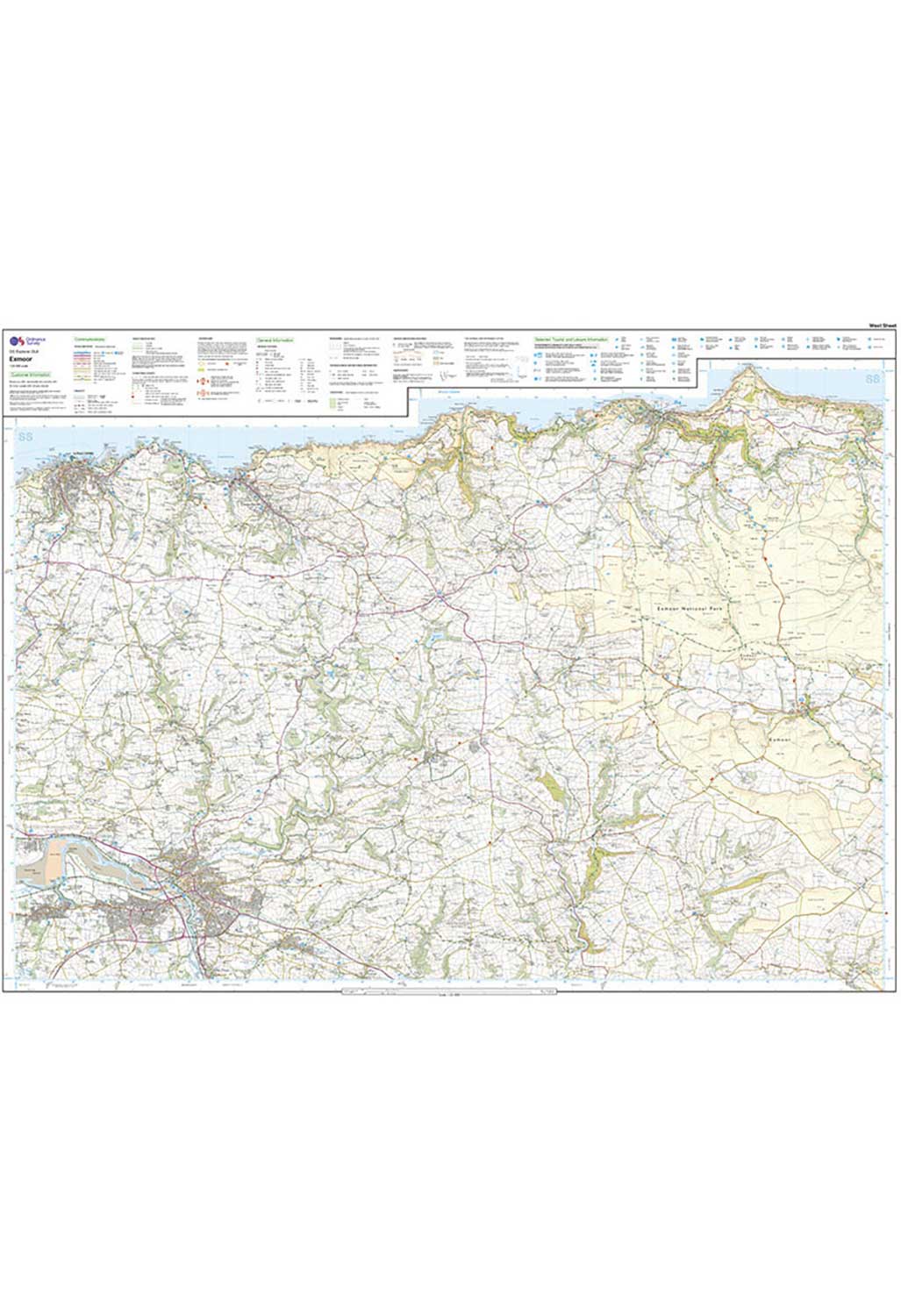 Ordnance Survey Exmoor - OS Explorer OL9 Map - Image 4