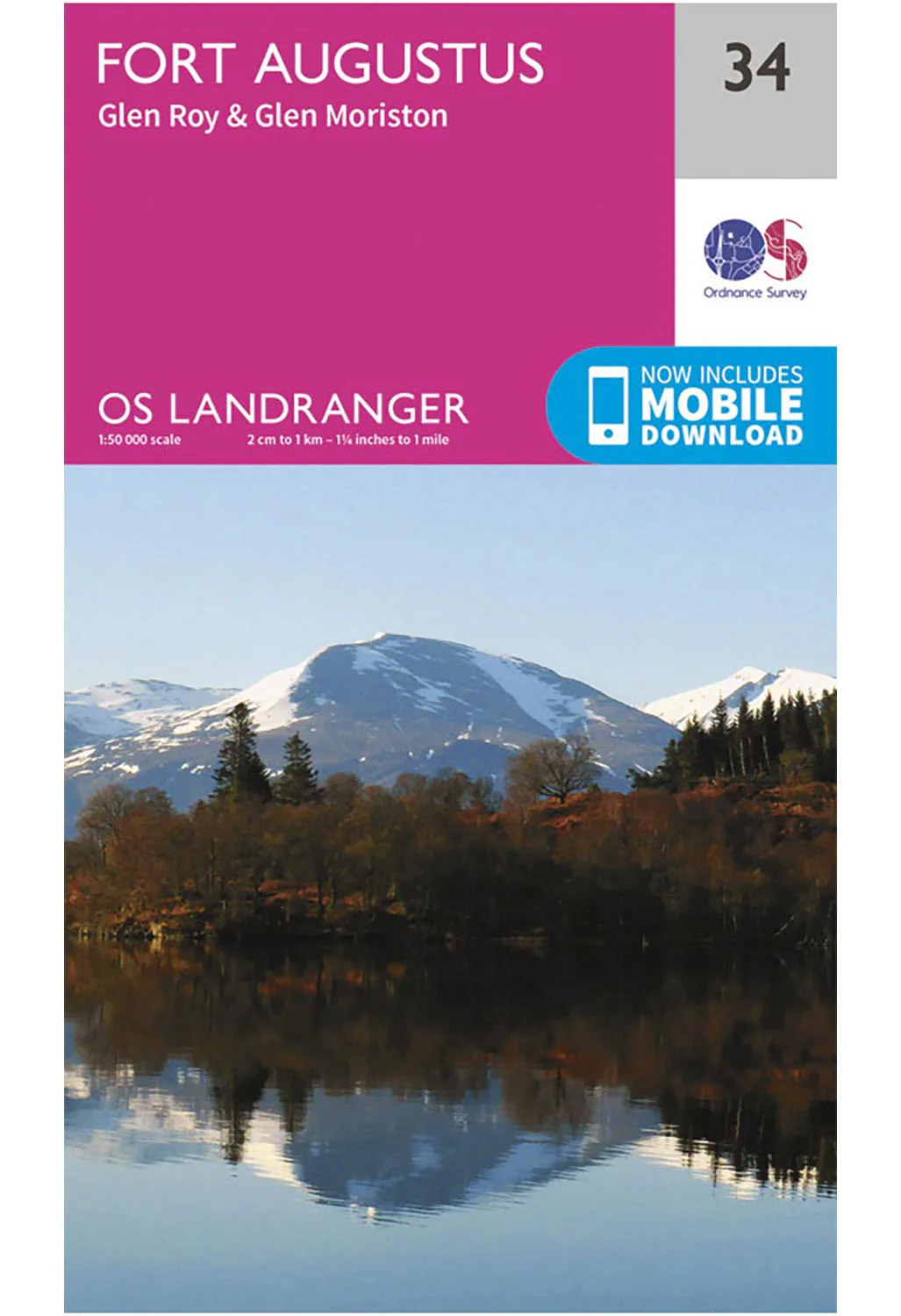 Ordnance Survey Fort Augustus, Glen Albyn & Glen Roy - Landranger 34 Map