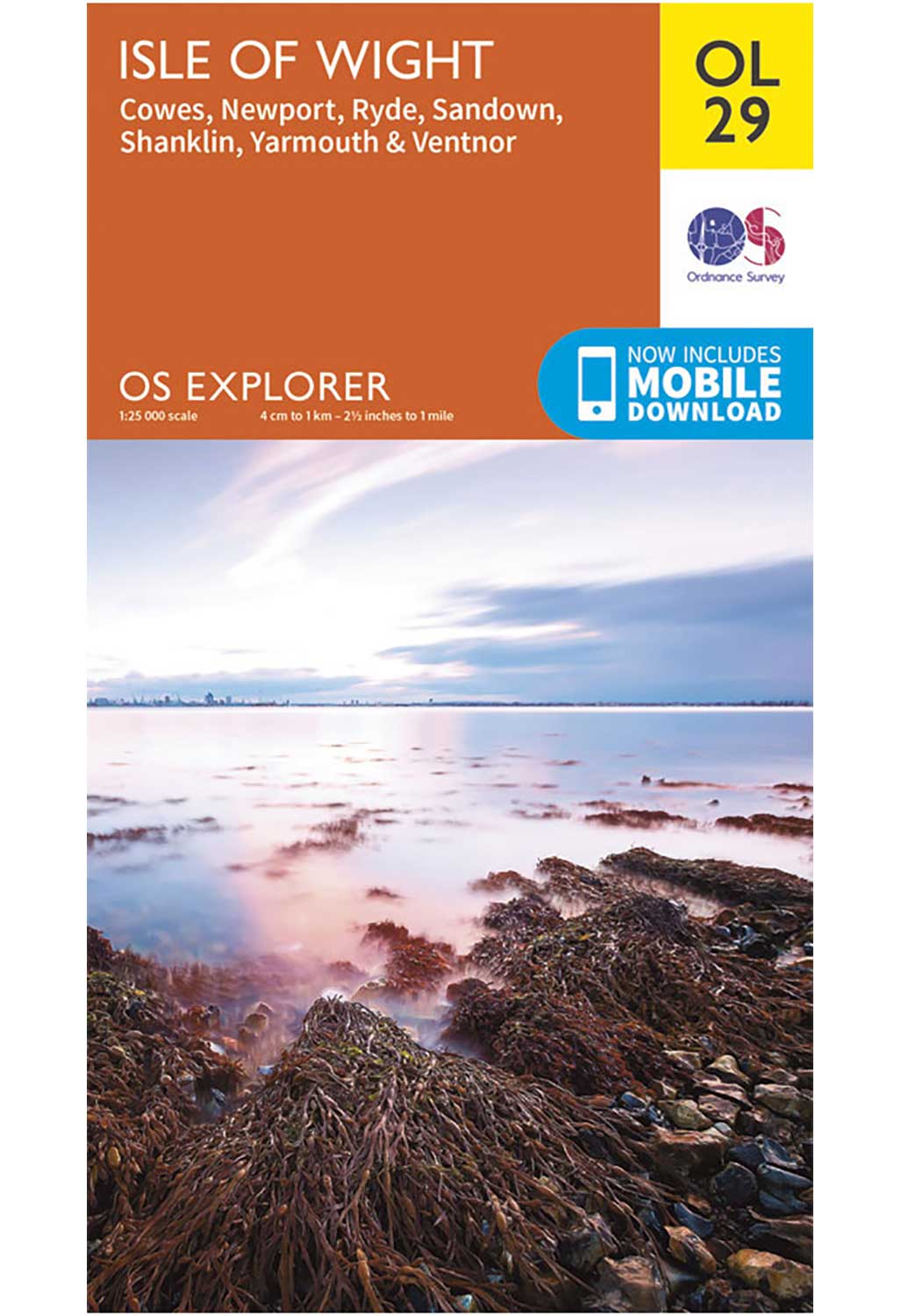 Ordnance Survey Isle of Wight - OS Explorer OL29 Map