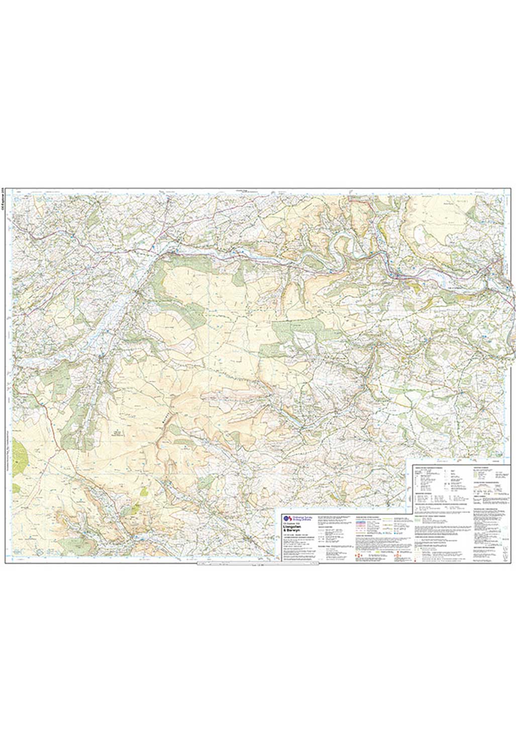 Ordnance Survey Llangollen & Berwyn - OS Explorer 255 Map - Image 4