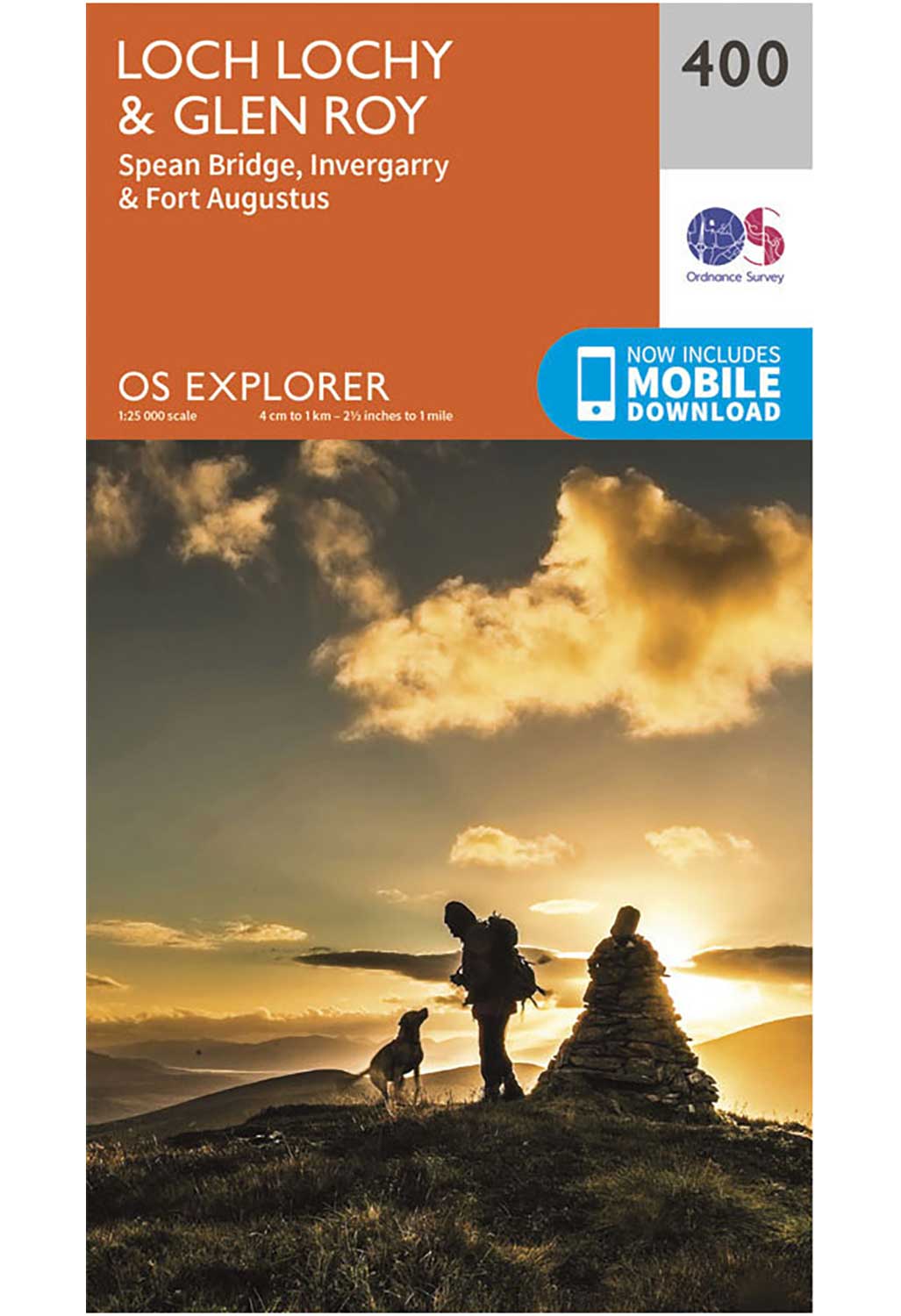 Ordnance Survey Loch Lochy & Glen Roy - OS Explorer 400 Map