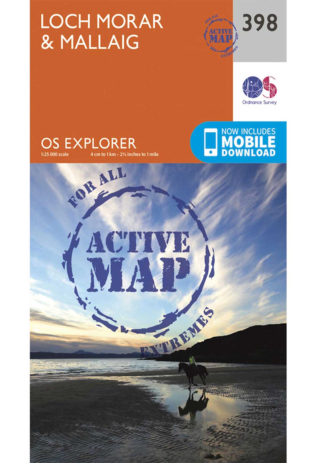 Ordnance Survey Loch Morar & Mallaig - OS Explorer Active 398 Map
