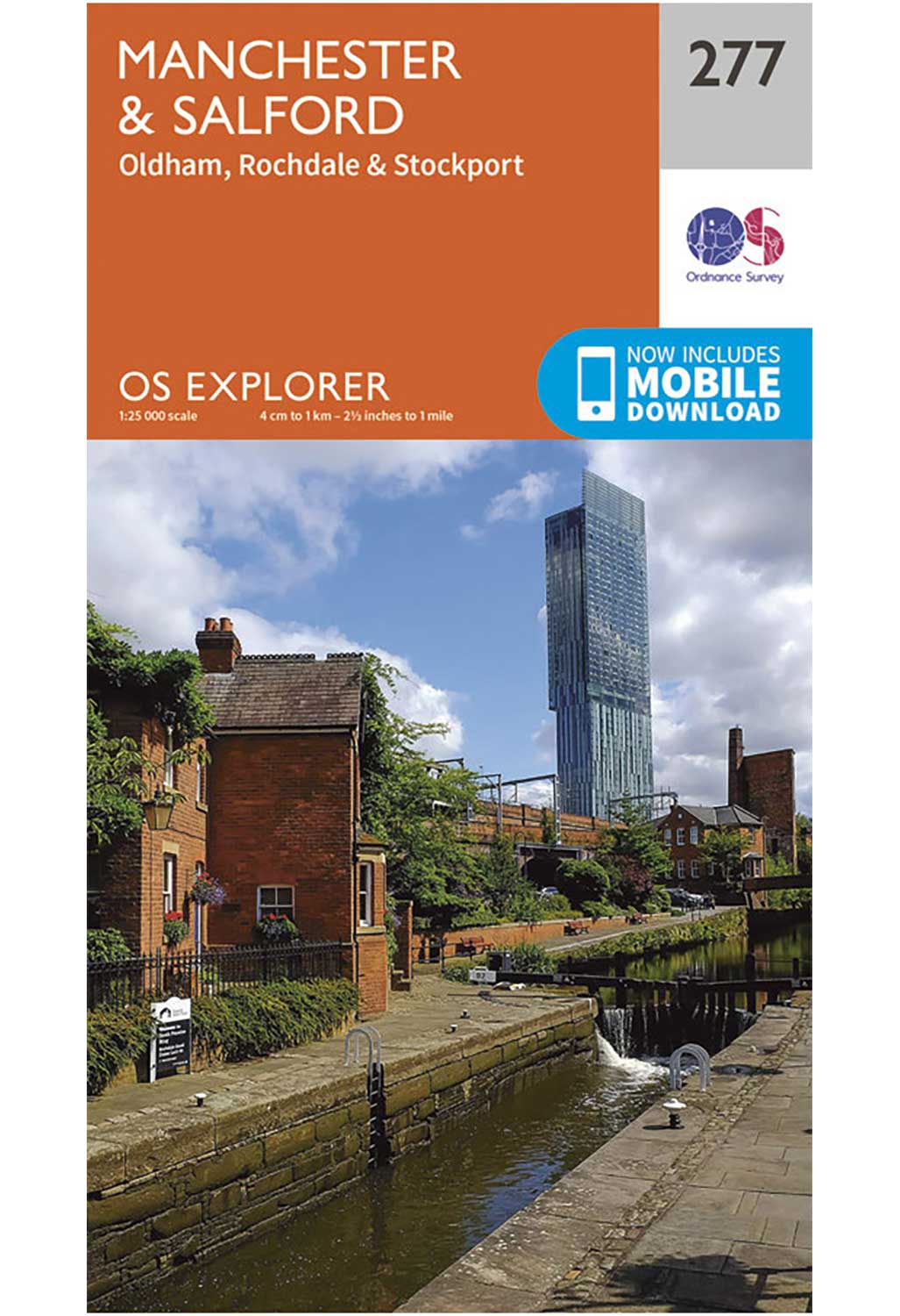 Ordnance Survey Manchester & Salford - OS Explorer 277 Map