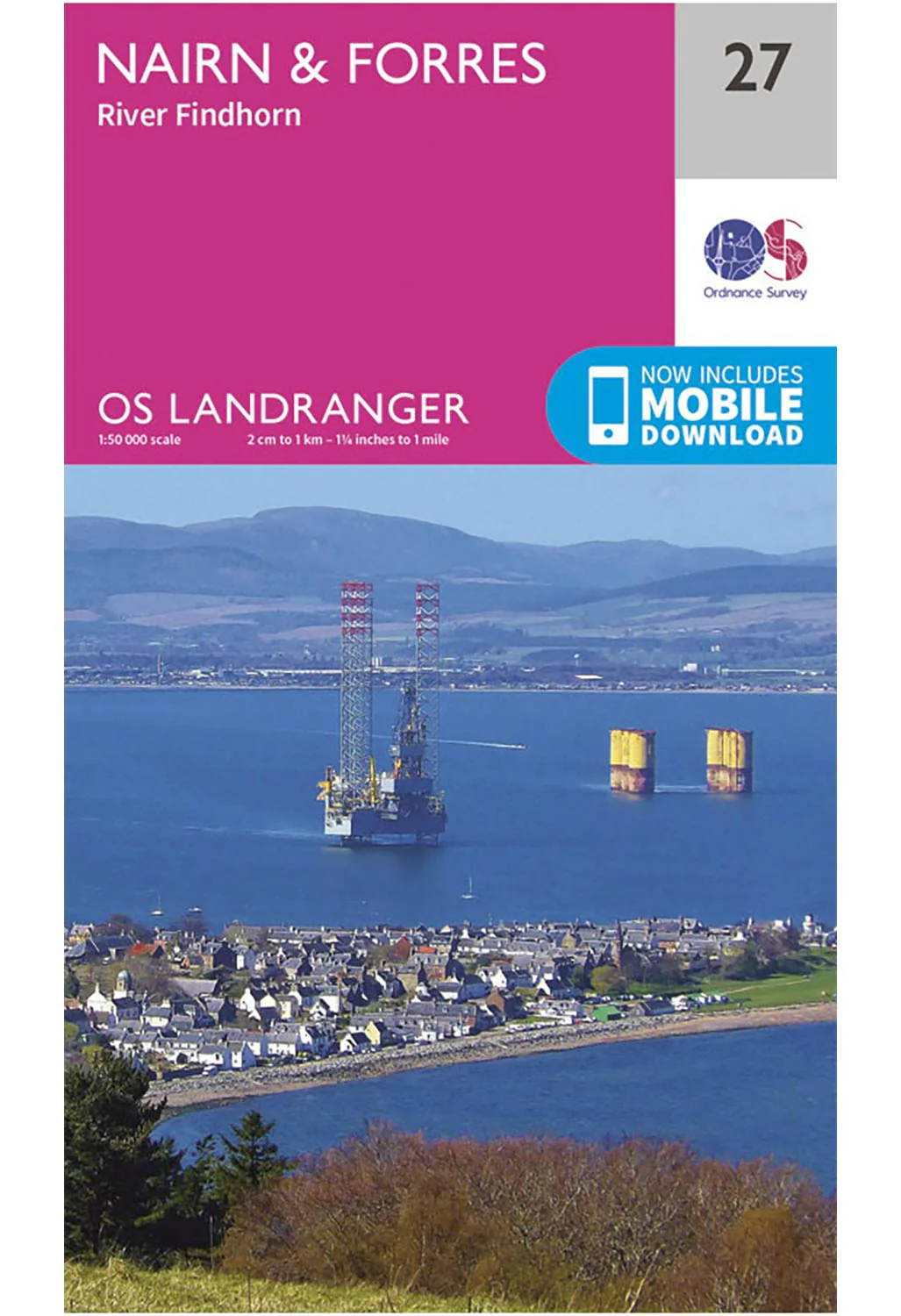Ordnance Survey Nairn & Forres, River Findhorn - Landranger 27 Map