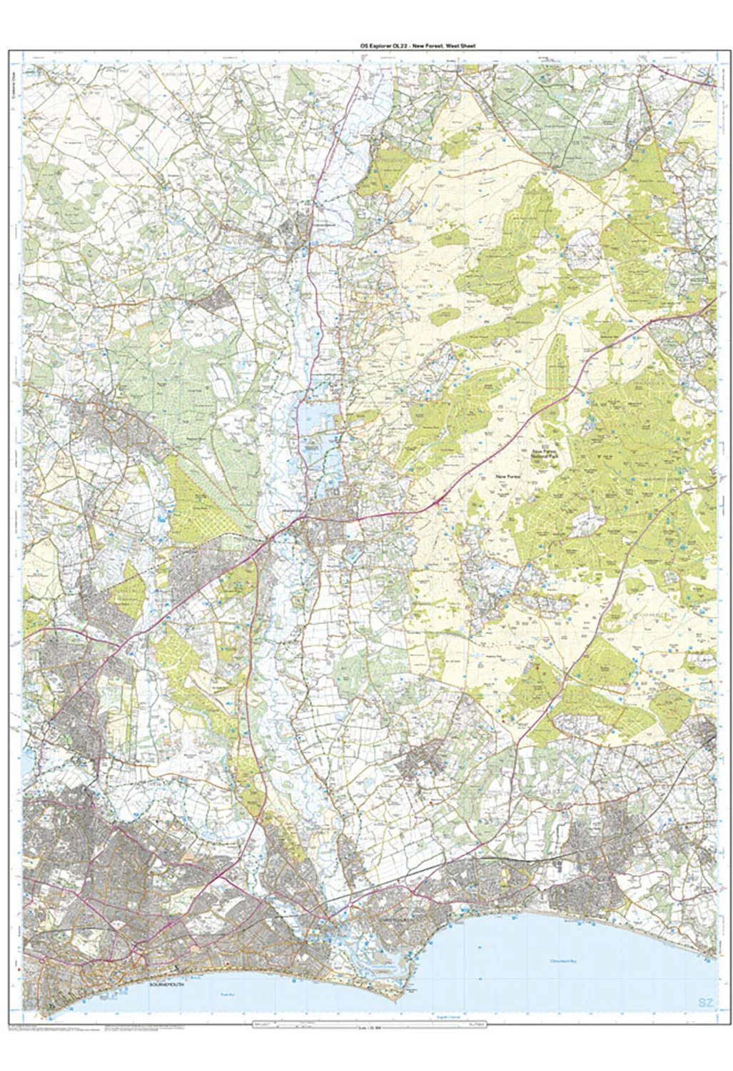 Ordnance Survey New Forest - OS Explorer OL22 Map - Image 4