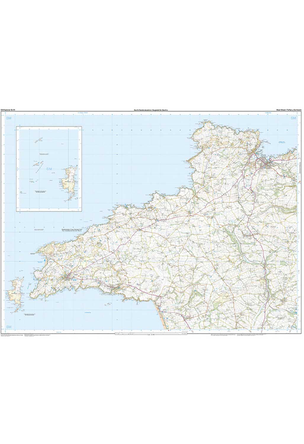 Ordnance Survey North Pembrokeshire - OS Explorer OL35 Map - Image 4