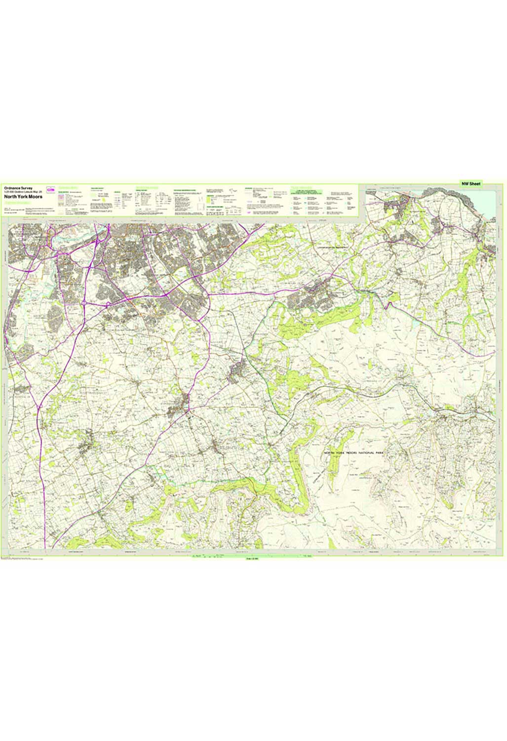 Ordnance Survey North York Moors - Western Area - OS Explorer OL26 Map - Image 2