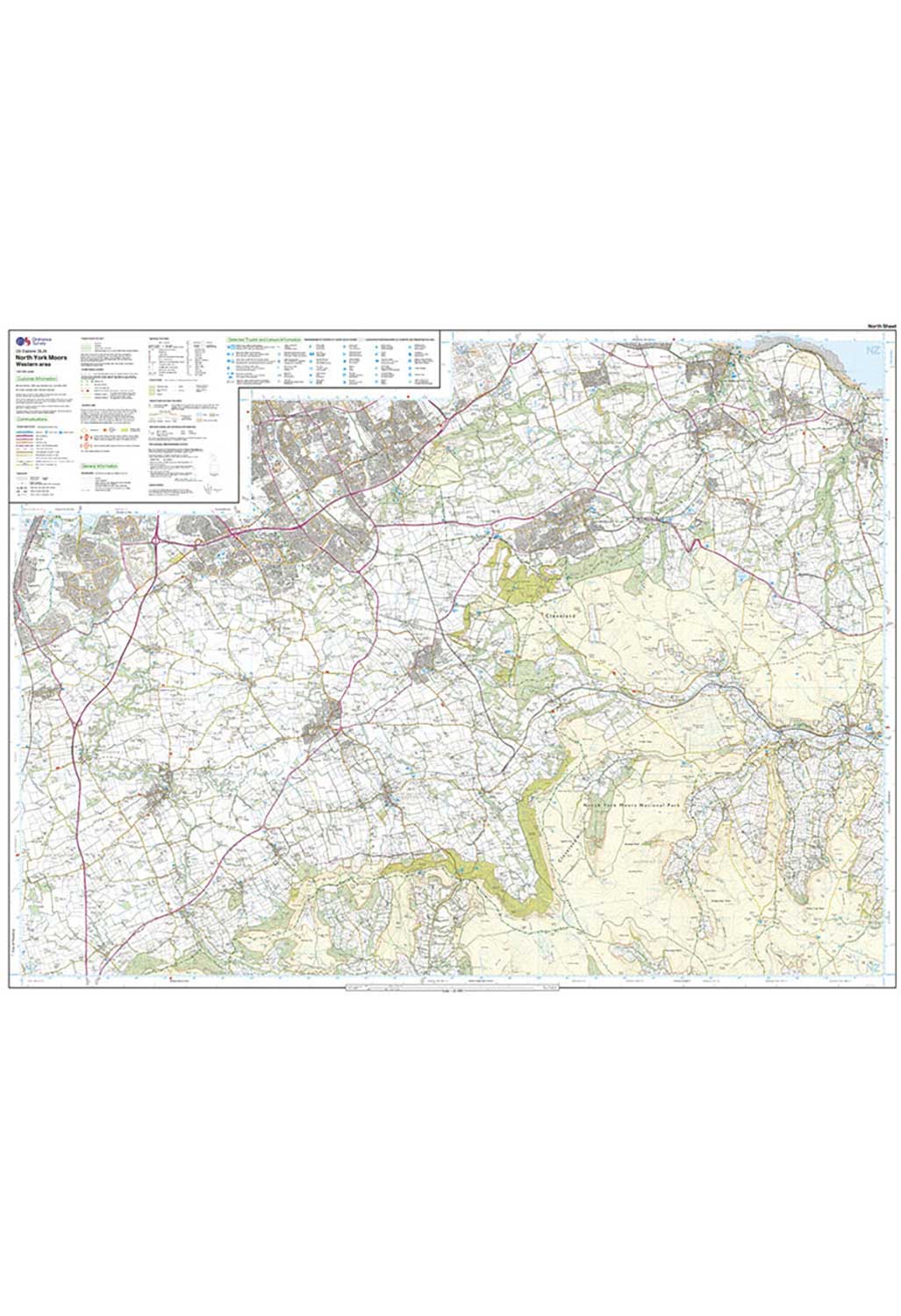 Ordnance Survey North York Moors - Western Area - OS Explorer OL26 Map - Image 3
