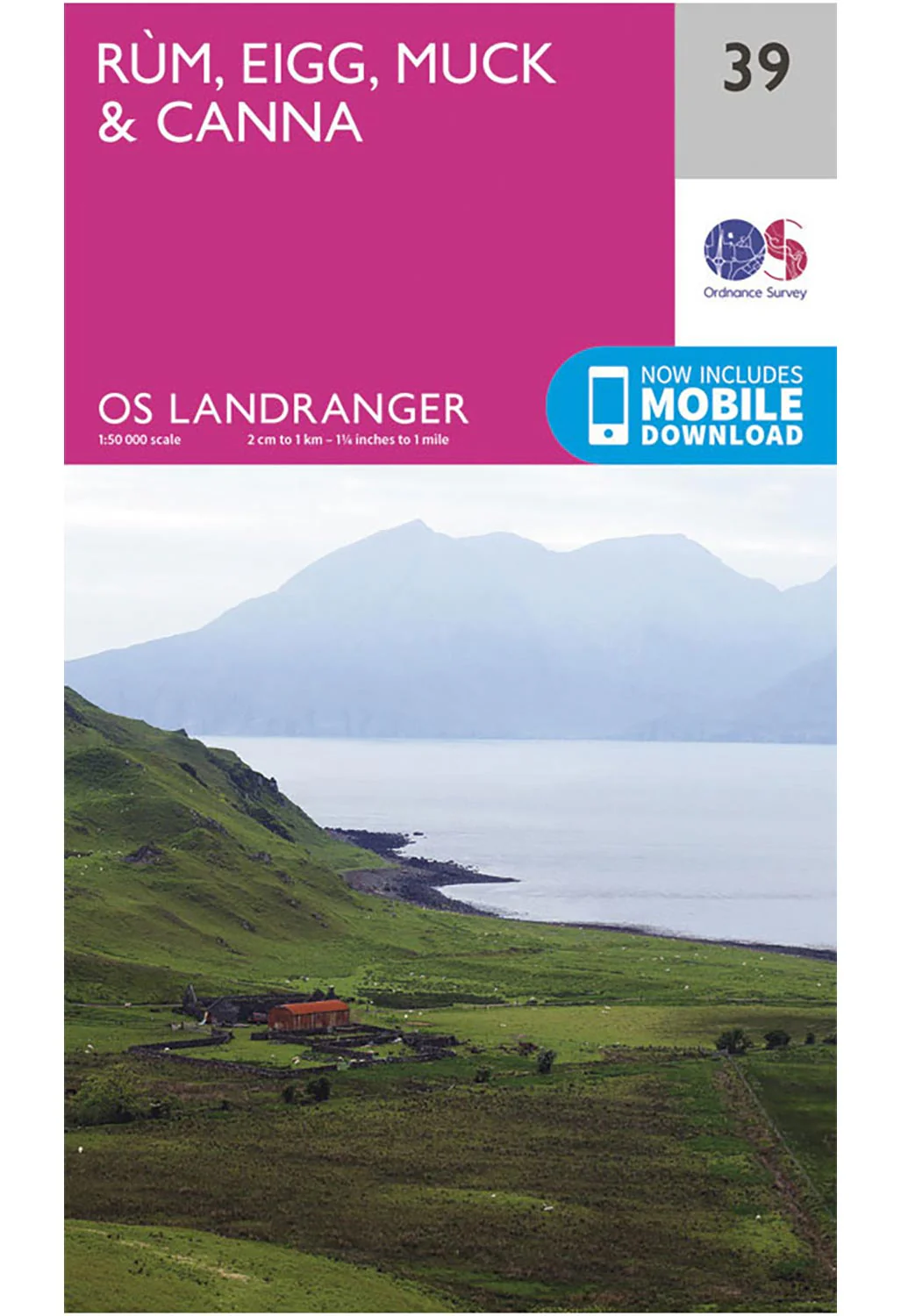 Ordnance Survey Rum, Eigg & Muck - Landranger 39 Map