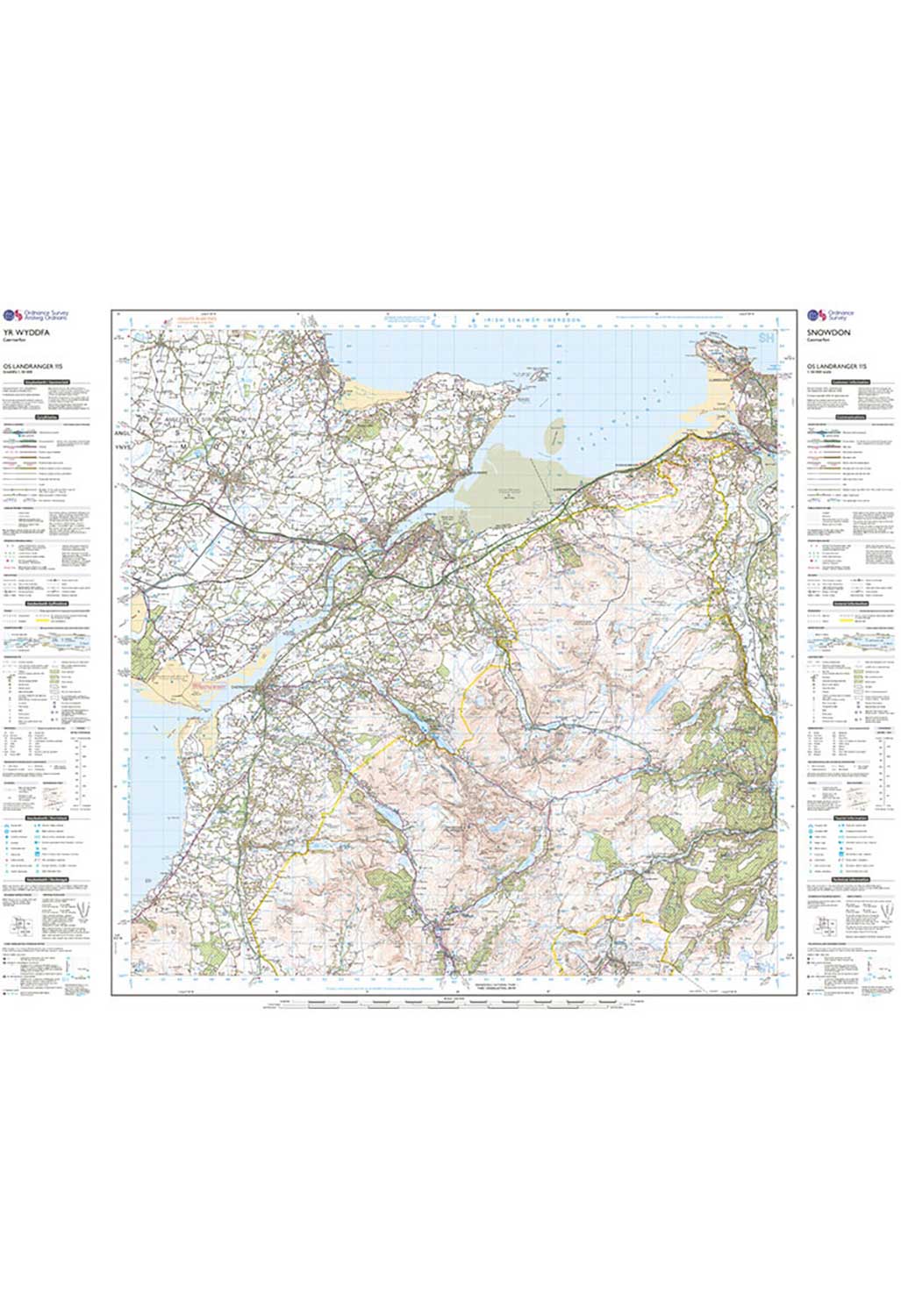 Ordnance Survey Snowdon & Caernarfon - Landranger 115 Map - Image 4
