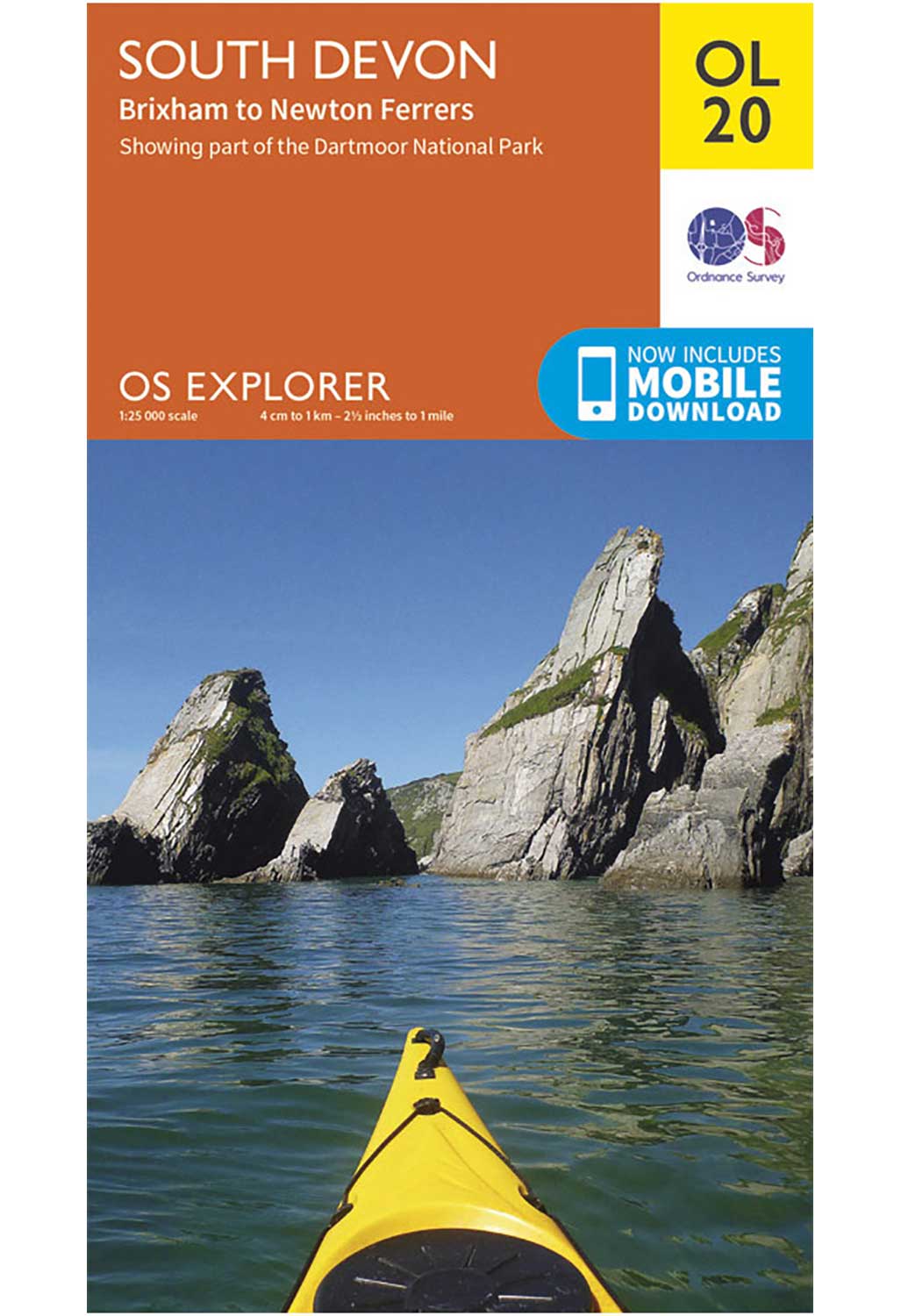 Ordnance Survey South Devon, Brixham to Newton Ferrers - OS Explorer OL20 Map