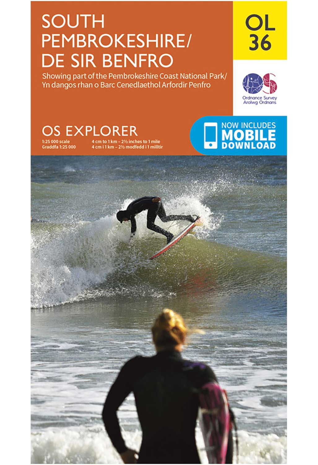 Ordnance Survey South Pembrokeshire - OS Explorer OL36 Map