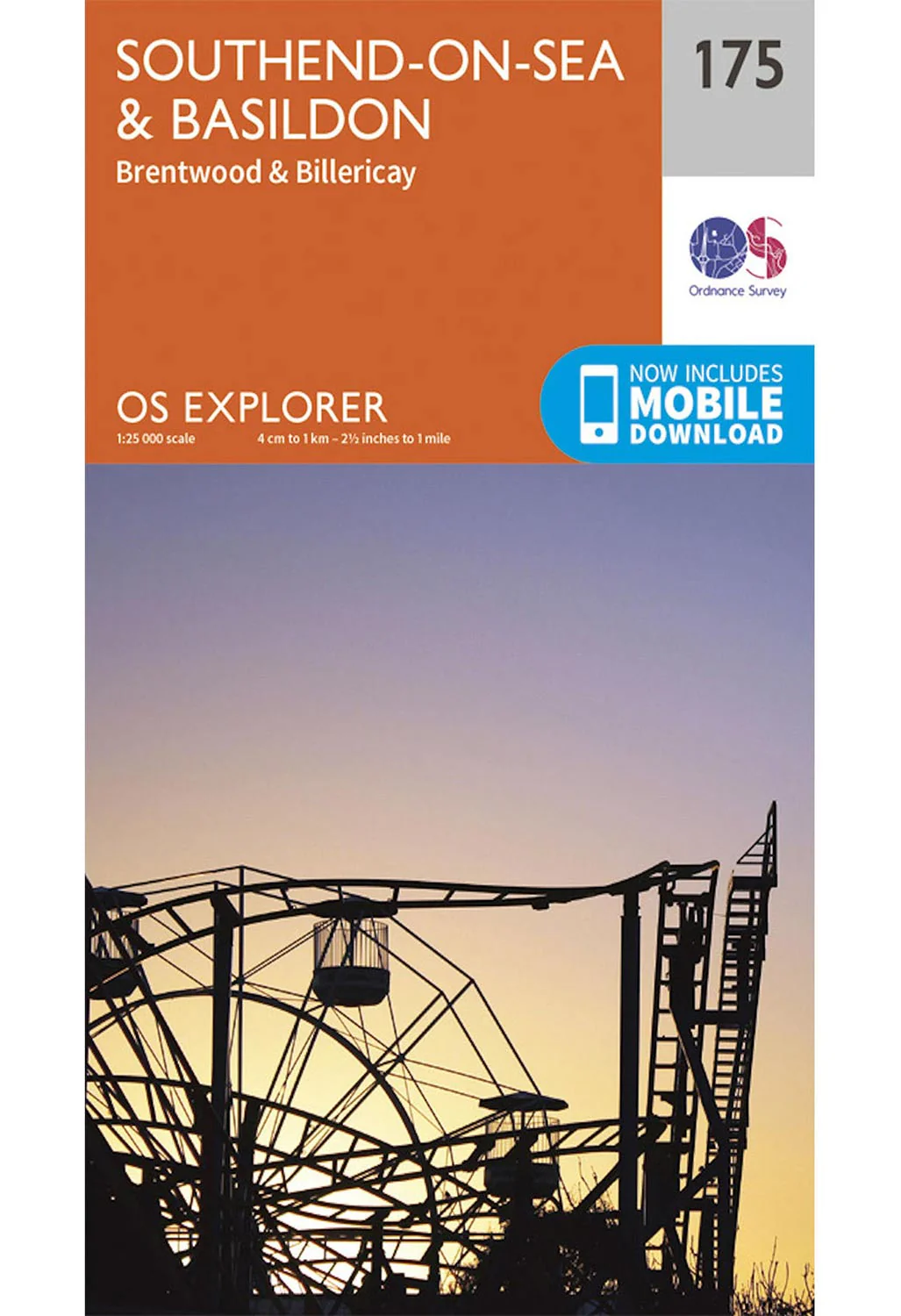 Ordnance Survey Southend-on-Sea & Basildon - OS Explorer 175 Map
