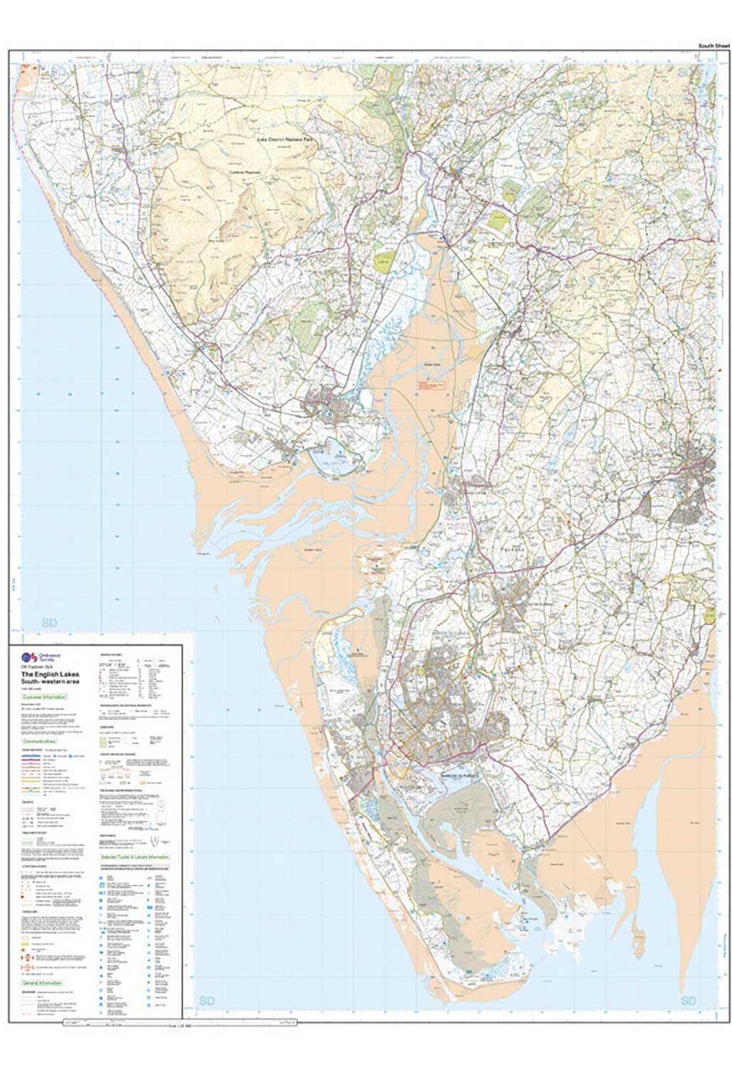Ordnance Survey The English Lakes - South Western Area - OS Explorer OL6 Map - Image 4