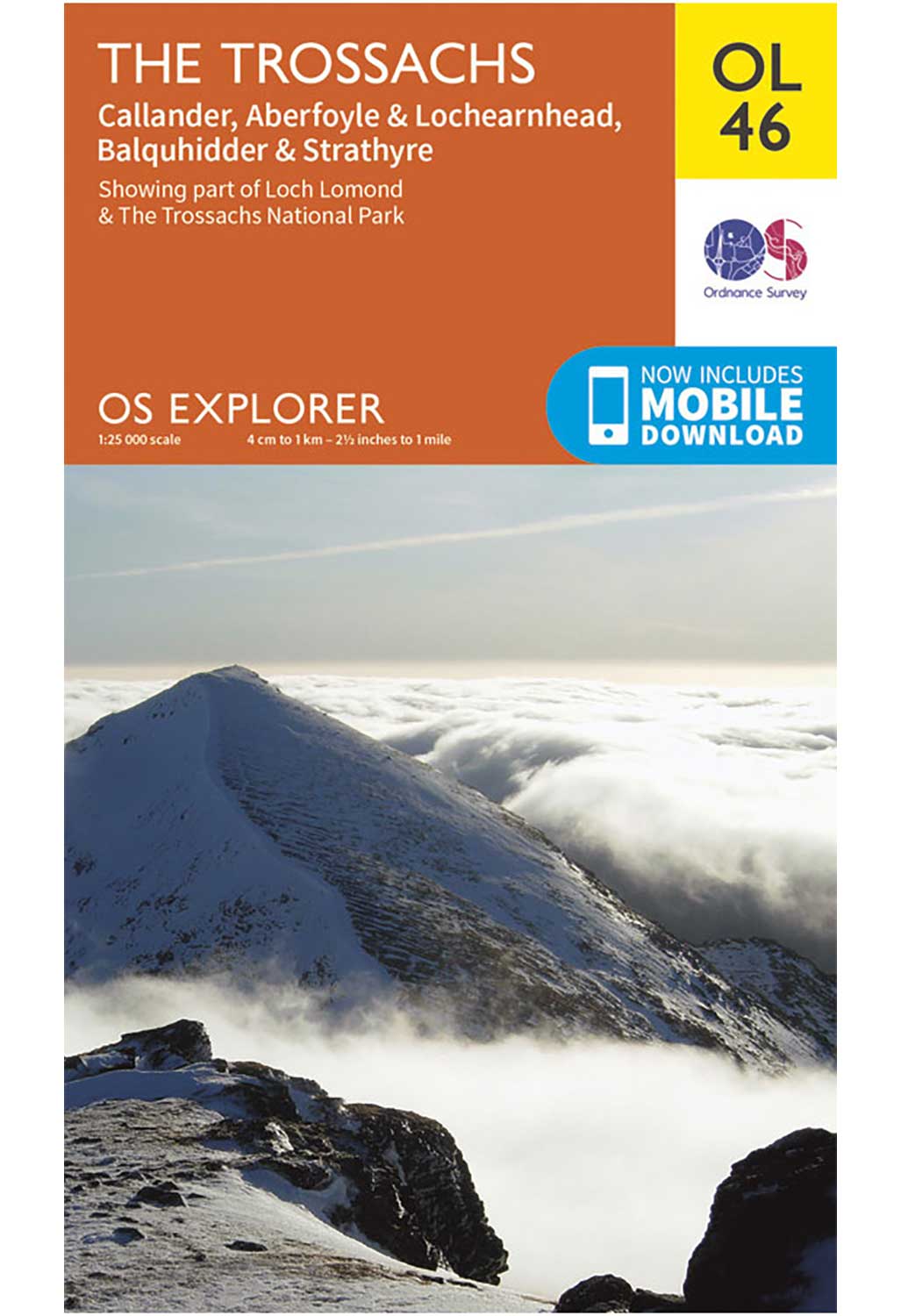 Ordnance Survey The Trossachs - OS Explorer OL46 Map