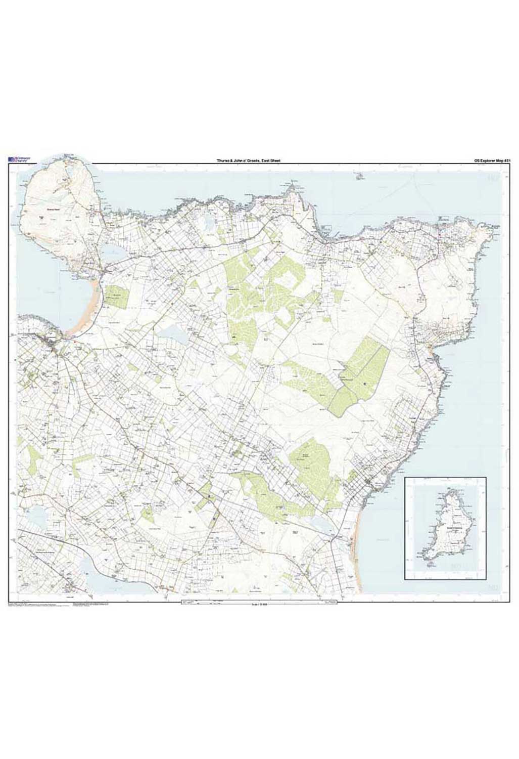 Ordnance Survey Thurso & John O'Groats - Active Explorer 451 Map - Image 2