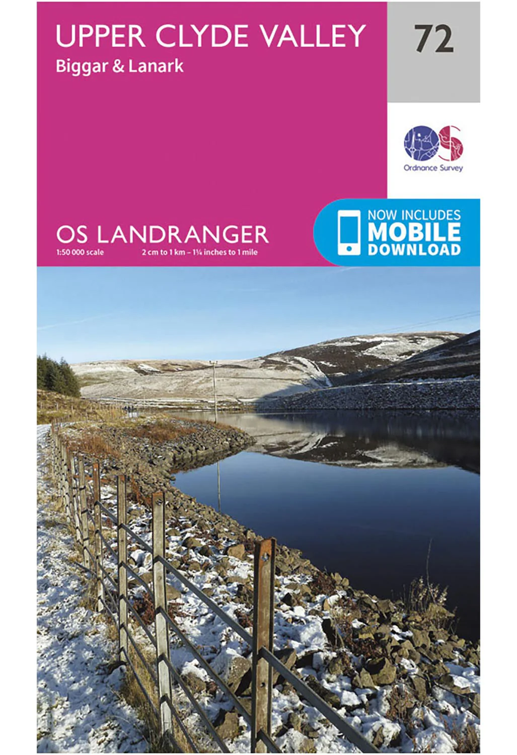 Ordnance Survey Upper Clyde Valley, Biggar & Lanark - Landranger 72 Map