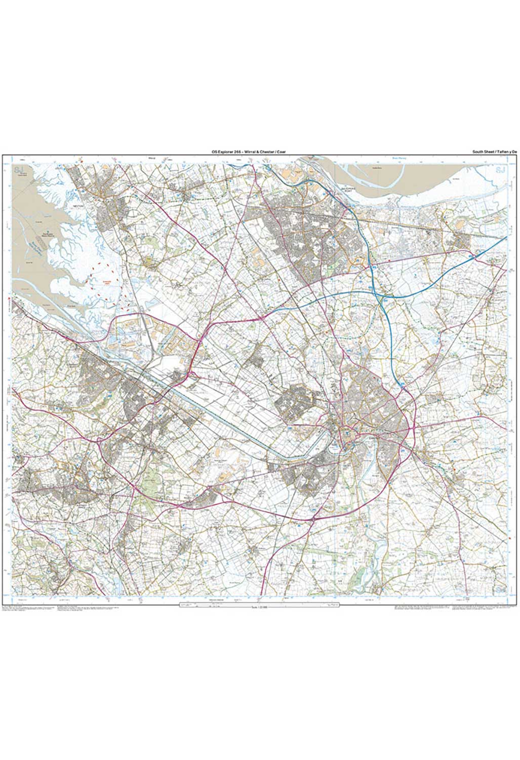 Ordnance Survey Wirral & Chester - OS Explorer 266 Map - Image 4