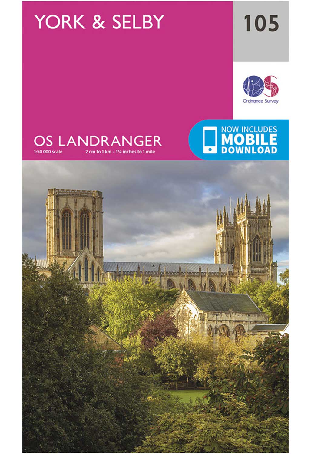 Ordnance Survey York & Selby - Landranger 105 Map - Image 2