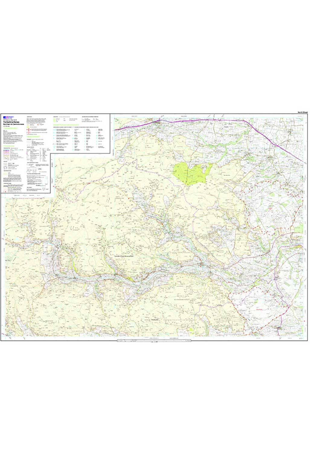 Ordnance Survey Yorkshire Dales - Northern & Central Areas - OS Explorer OL30 Map - Image 3