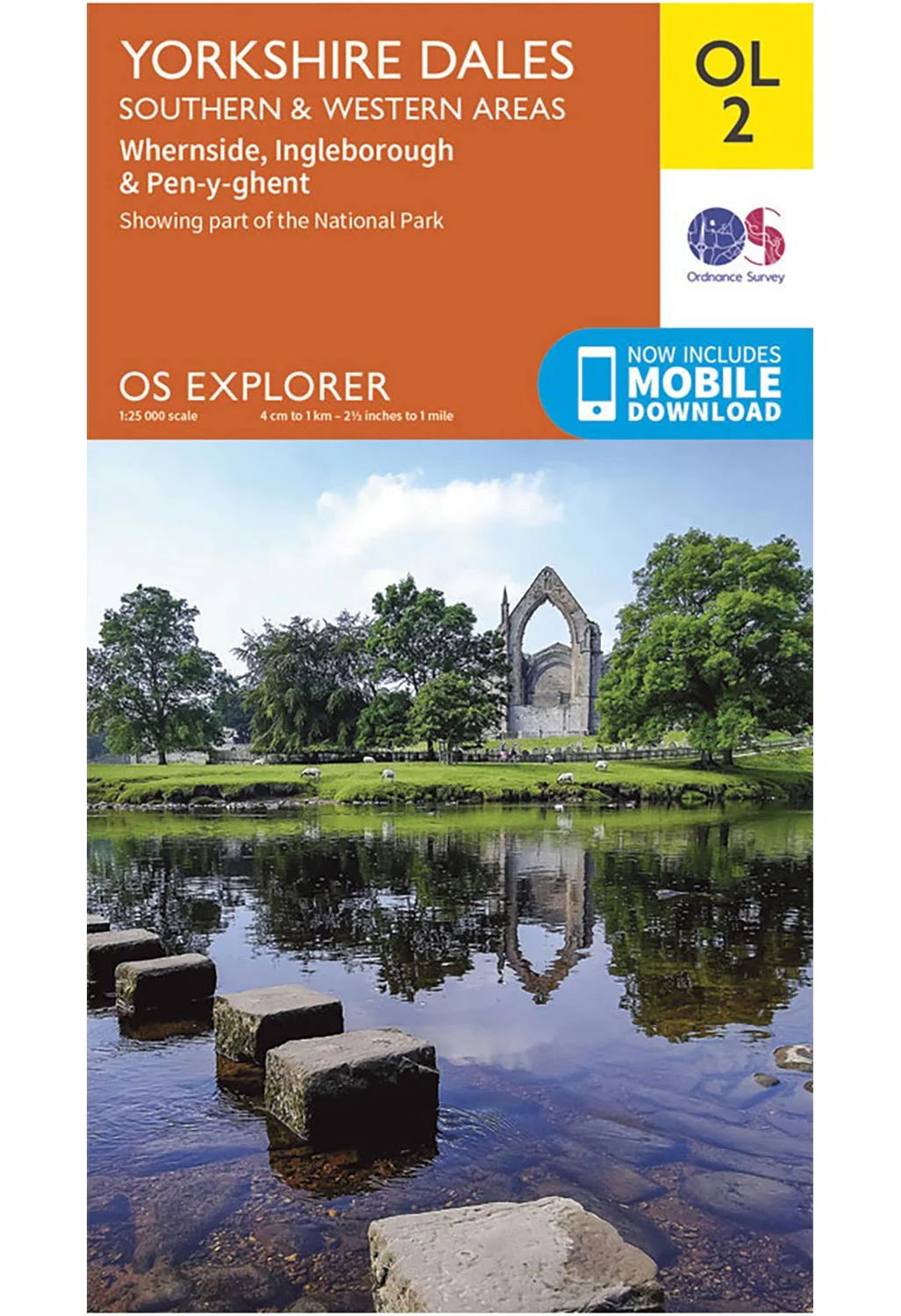 Ordnance Survey Yorkshire Dales - Southern & Western Areas - OS Explorer OL2 Map