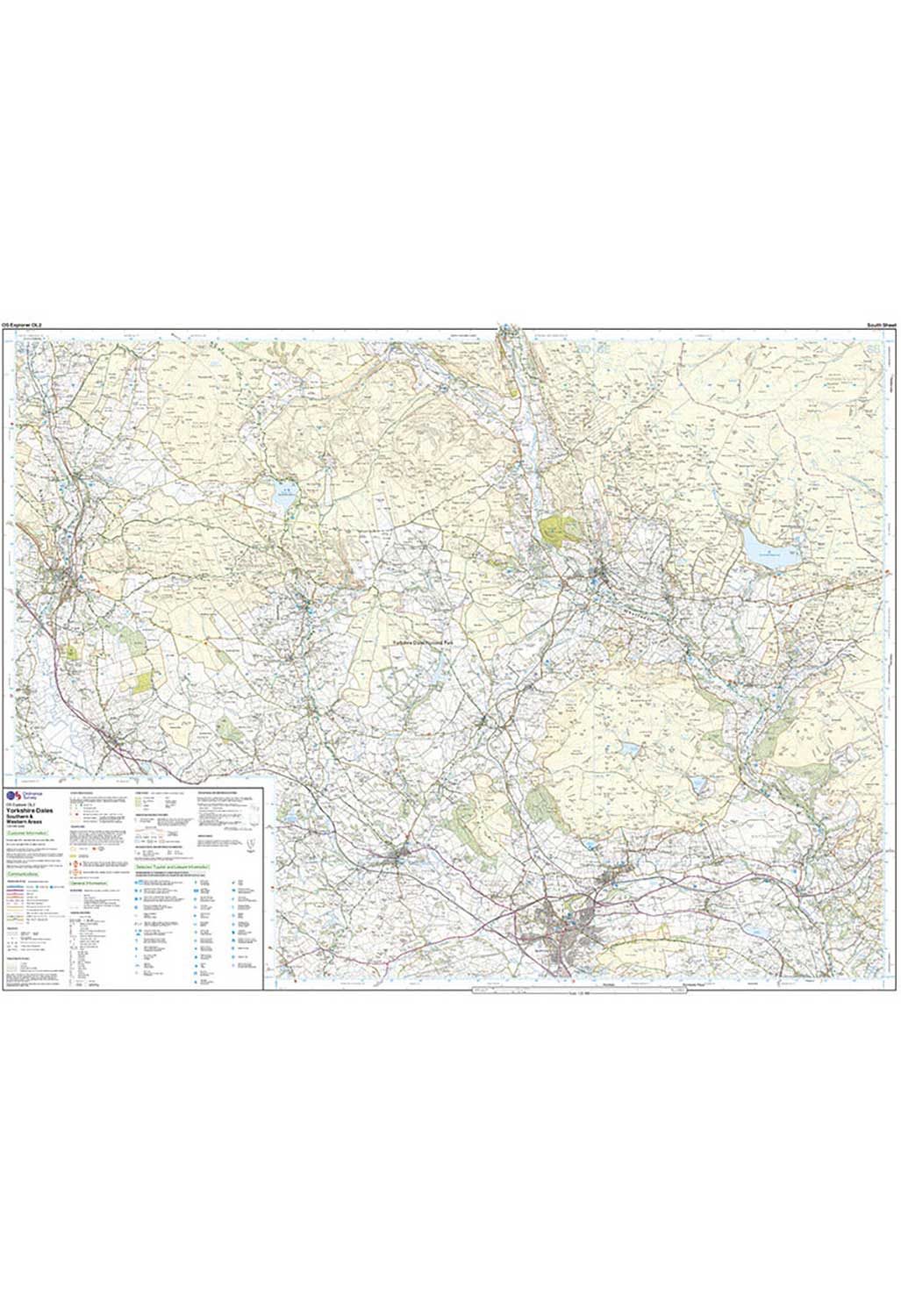 Ordnance Survey Yorkshire Dales - Southern & Western Areas - OS Explorer OL2 Map - Image 5