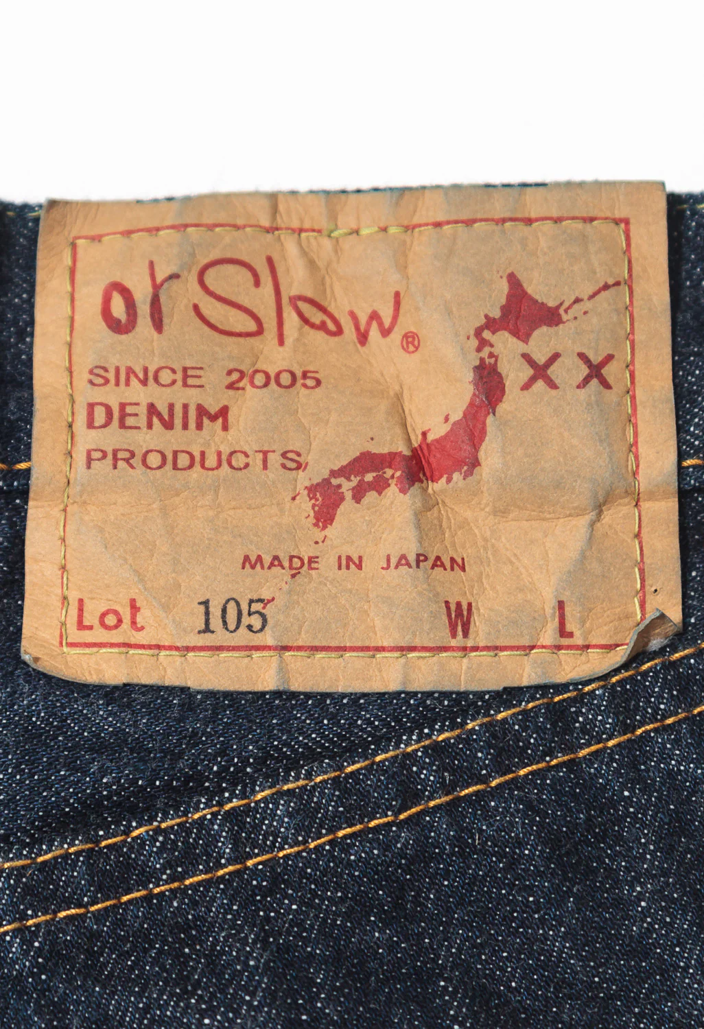 orSlow 105 Standard Fit Jeans - One Wash - Image 4