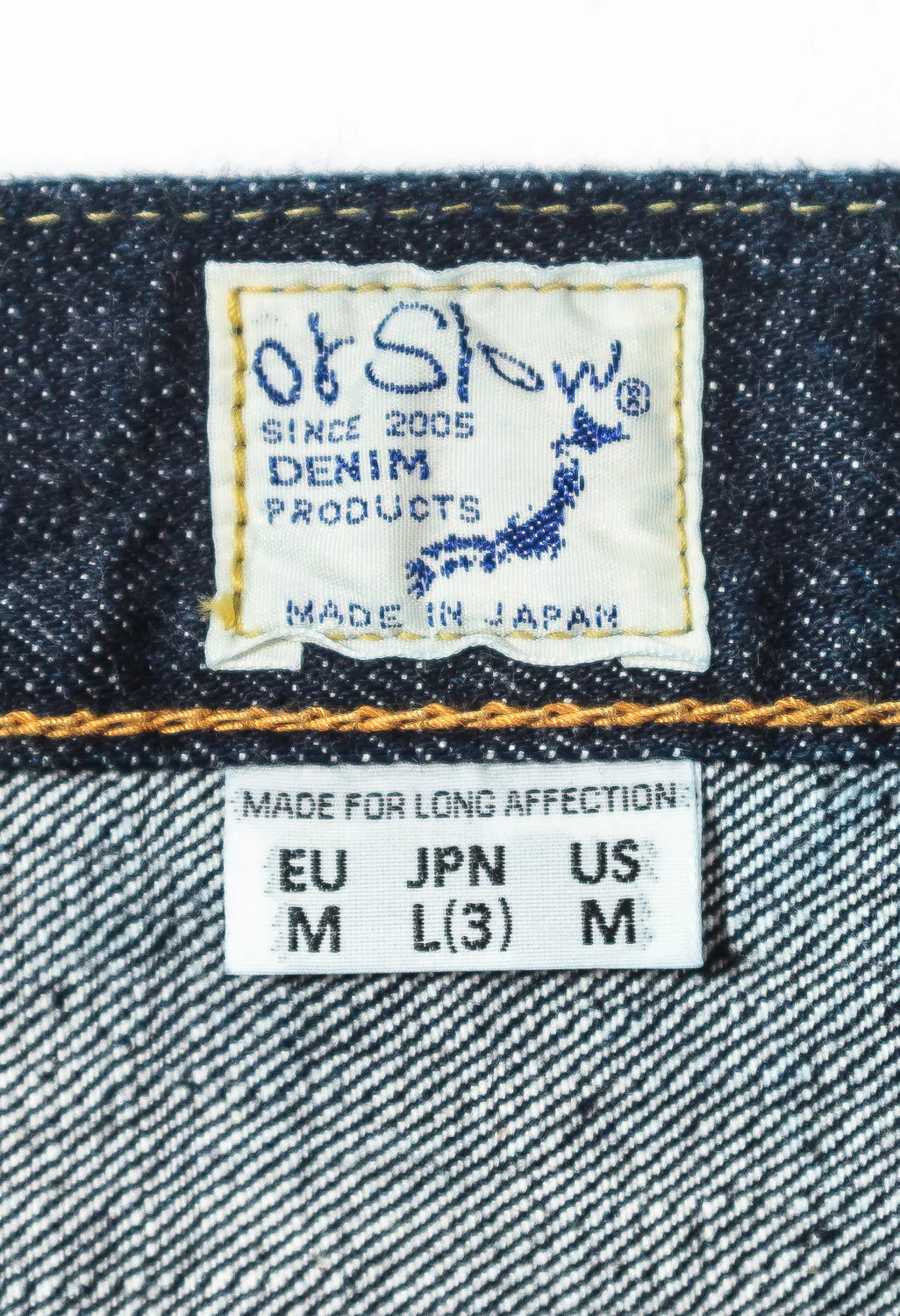 orSlow 105 Standard Fit Jeans - One Wash - Image 7