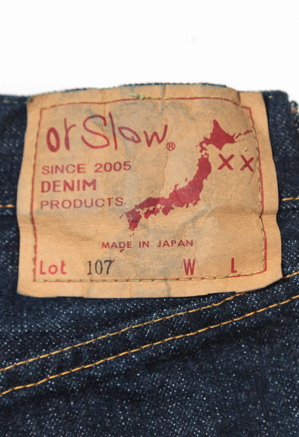 orSlow 107 Ivy Fit Jeans - One Wash - Image 4