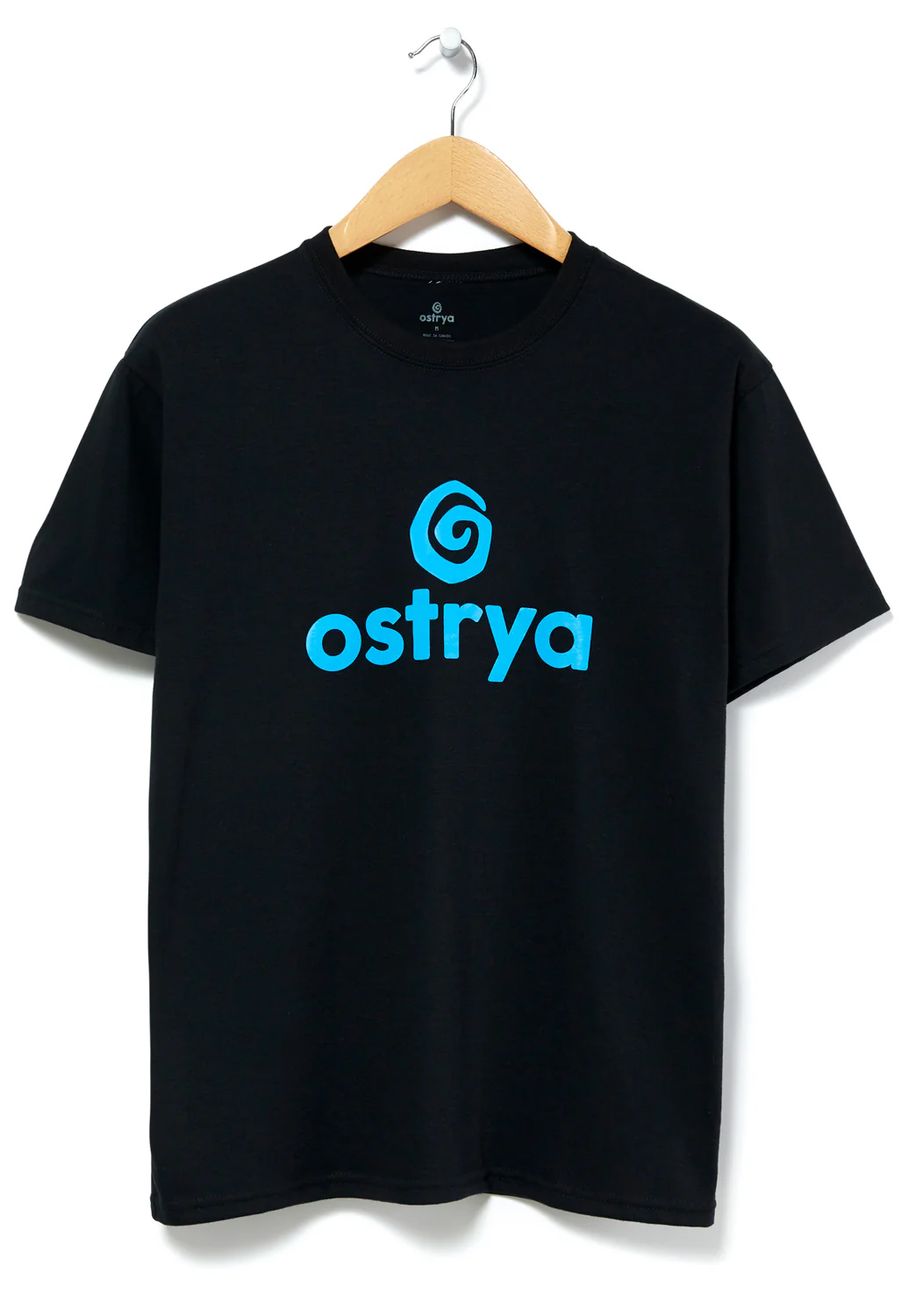 Ostrya Emblem Men's Organic T-Shirt - Black