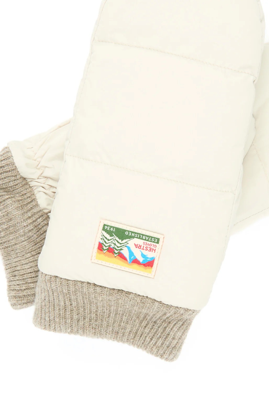 Hestra Otra Mitts - Natural Beige - Image 2