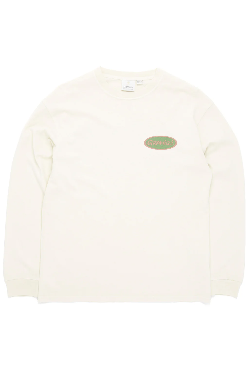 Gramicci Oval Long Sleeved Tee - Sand Pigment - Image 2