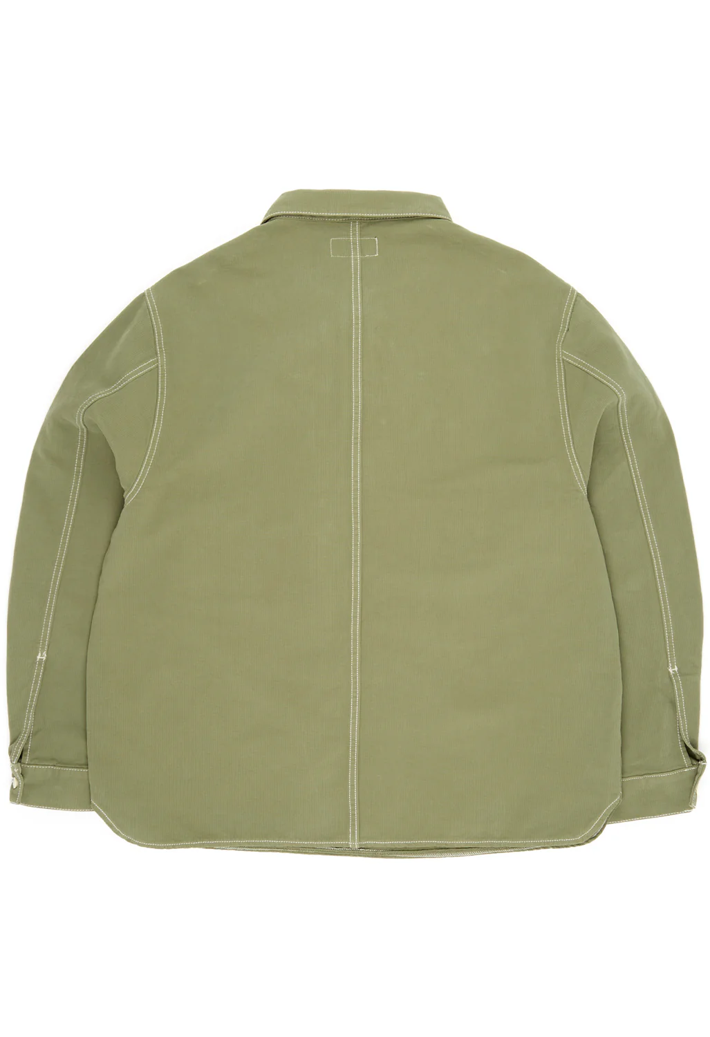 Stan Ray Painters Pop Over Shirt - Olive Bedford Cord - Image 2