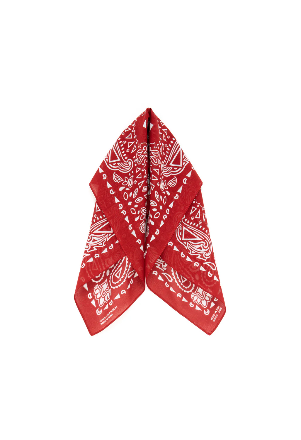 Pilgrim Surf + Supply Paisley Bandana - Wine - Image 2