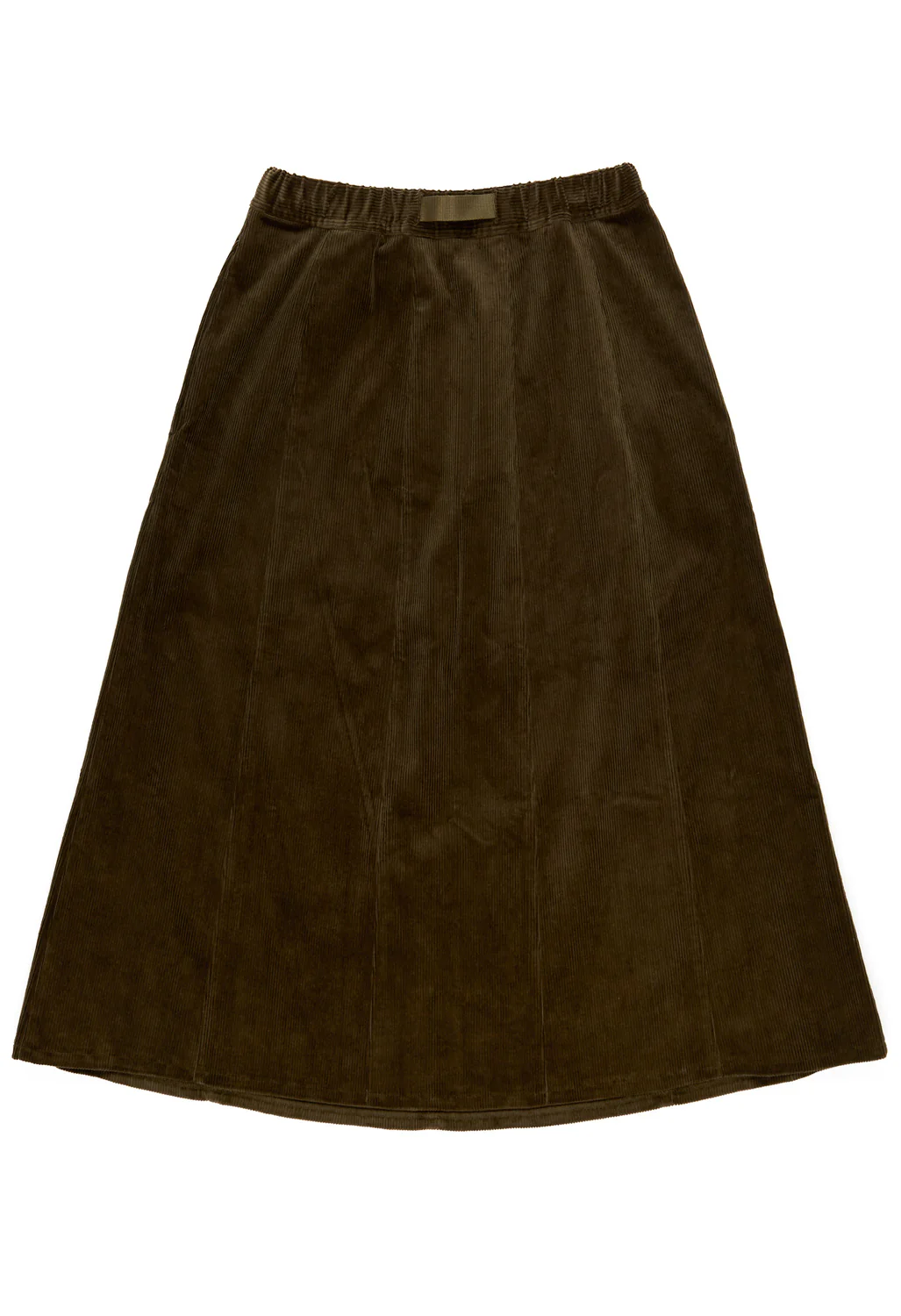 Gramicci Panelled Midi Skirt - Olive Green - Image 2