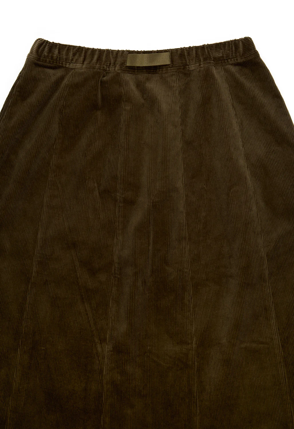 Gramicci Panelled Midi Skirt - Olive Green - Image 4