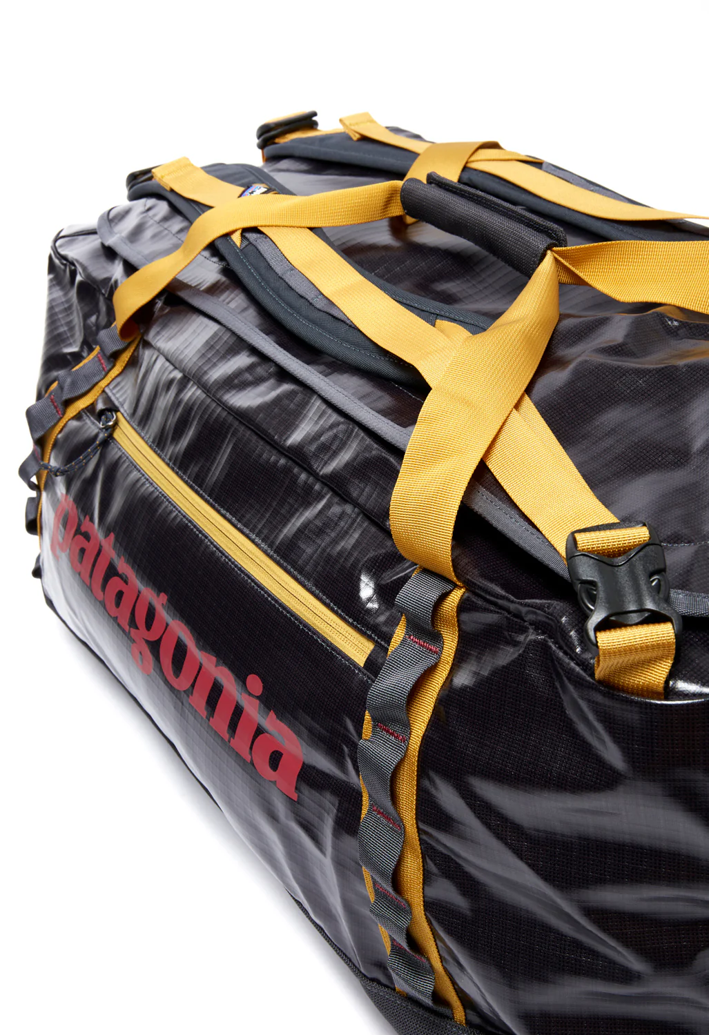 Patagonia Black Hole Duffel 40L - Smolder Blue / Buckwheat Gold - Image 4
