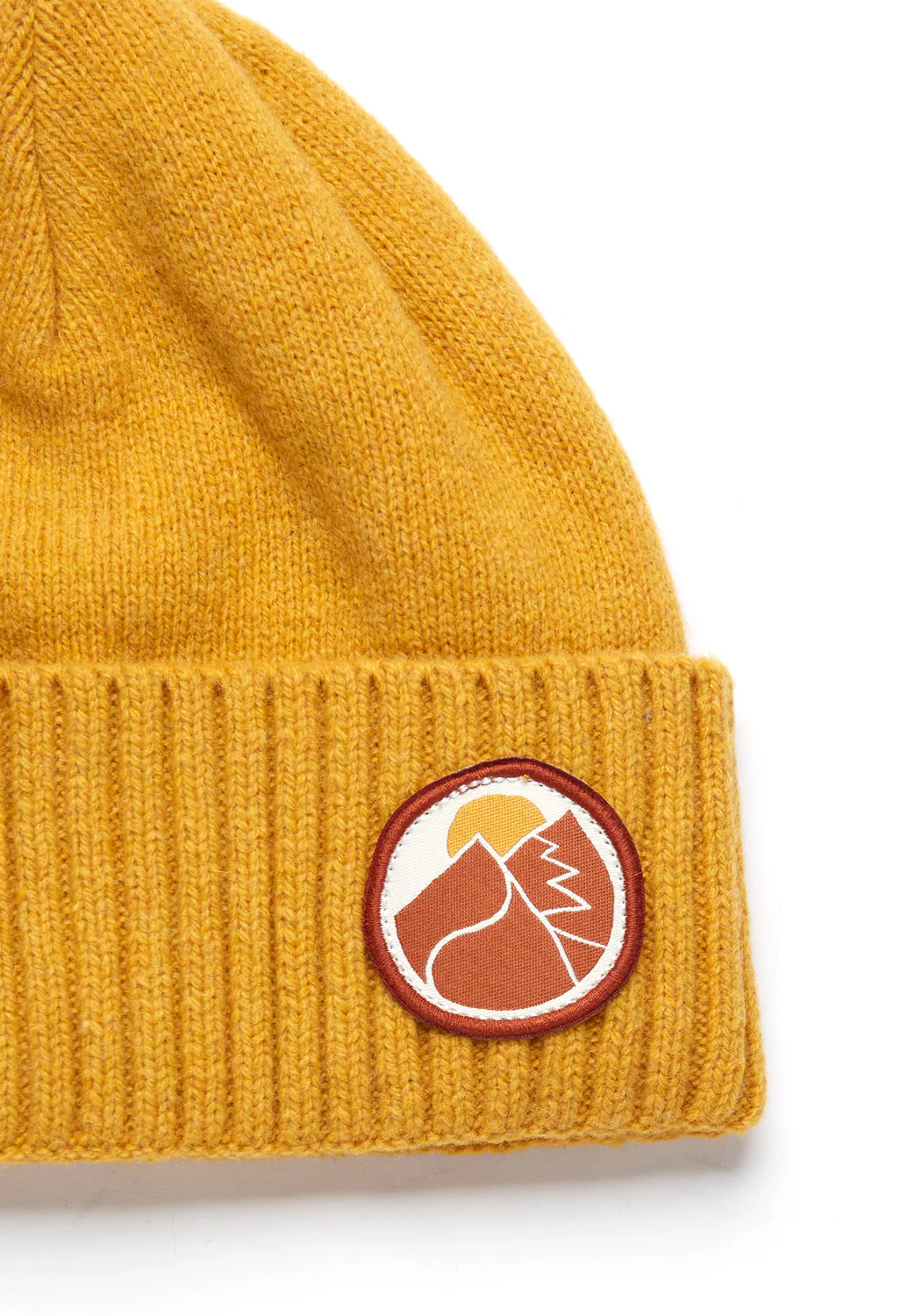 Patagonia Brodeo Beanie - Cabin Gold/Slow Going Patch - Image 3