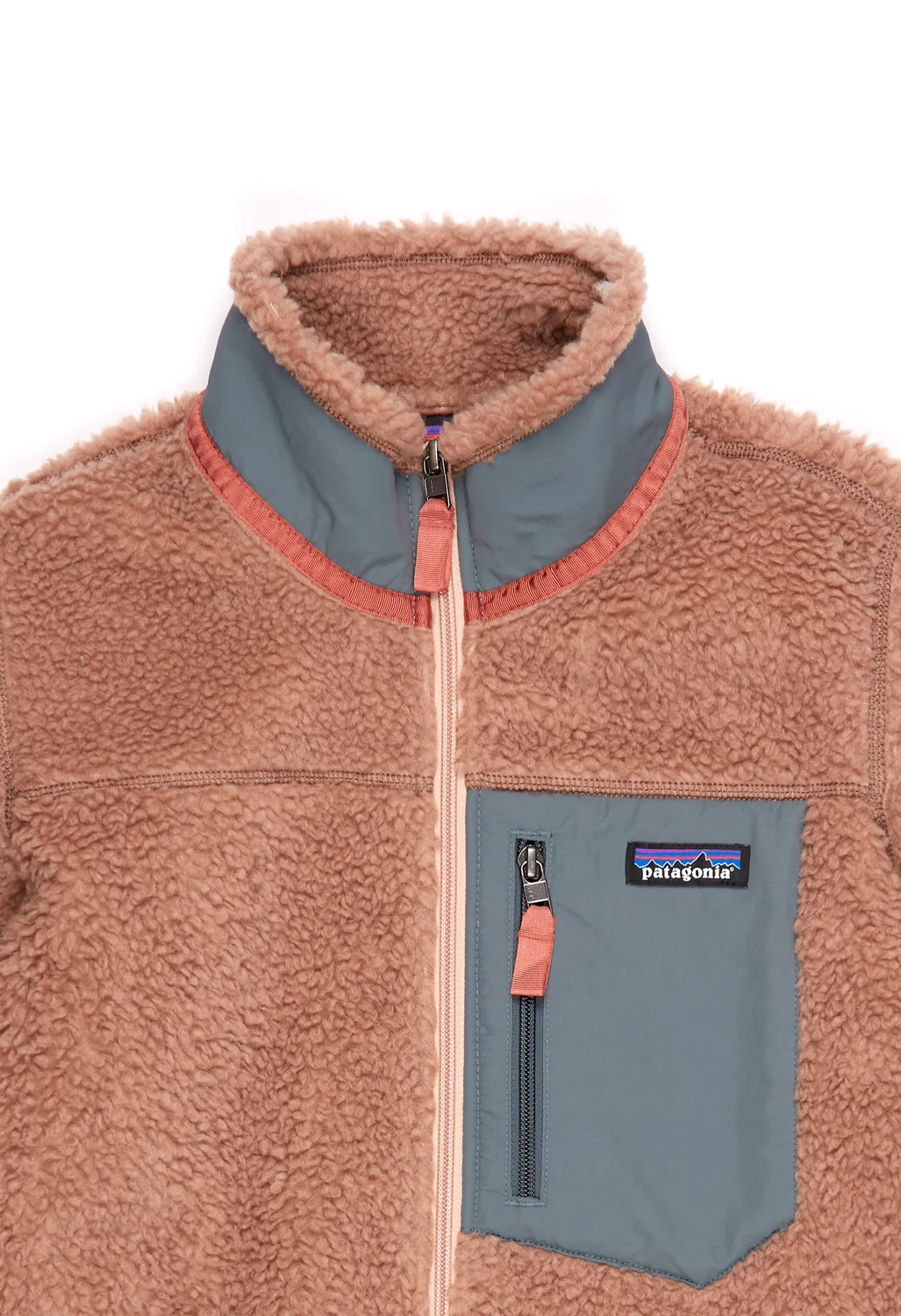 Patagonia Classic Retro-X Women's Jacket - Pampas Tan w/Nouveau Green - Image 3