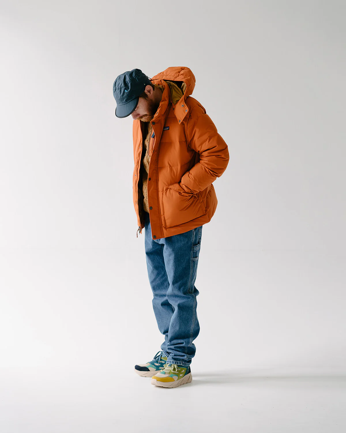 Patagonia Downdrift Men's Down Jacket - Sandhill Rust - Image 7