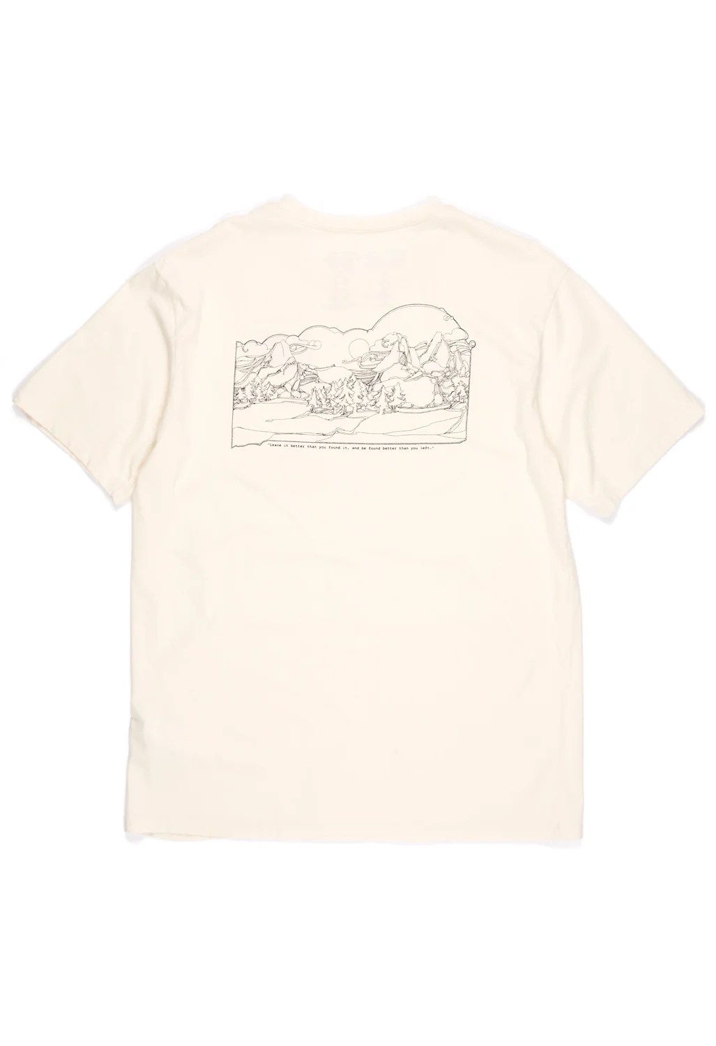 Patagonia Men's Lost & Found Organic Pocket T-Shirt - Undyed Natural