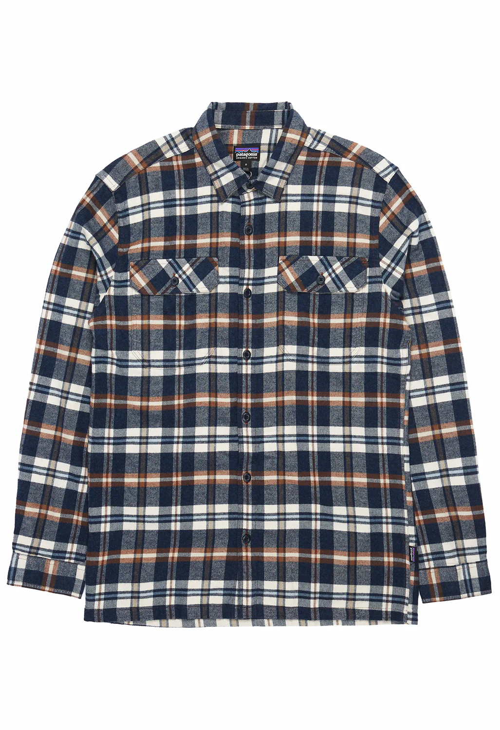 Patagonia Men's Organic Long Sleeve Flannel Shirt - Brisk/Dolomite Blue